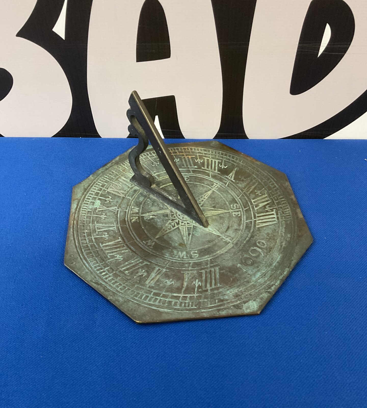 Small bronze sundial