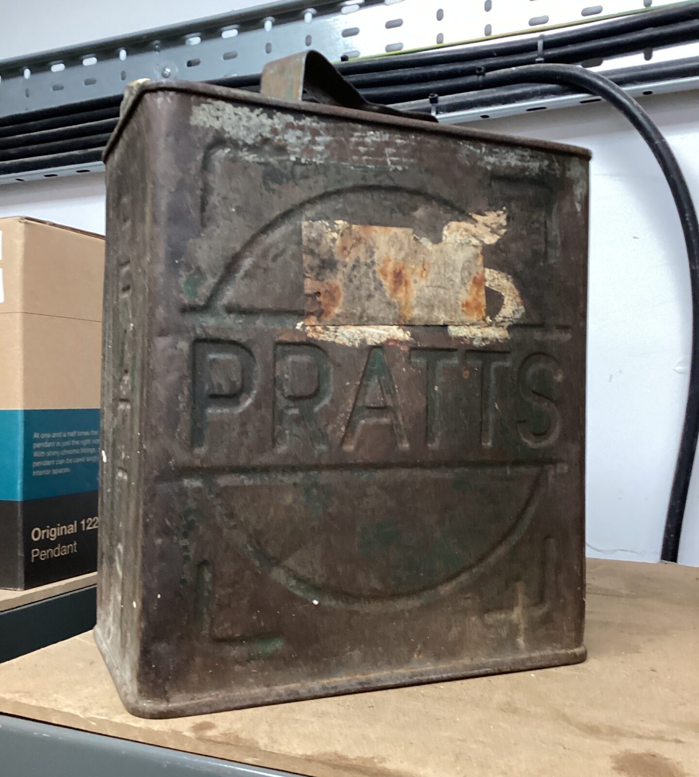 Vintage pratts petrol can