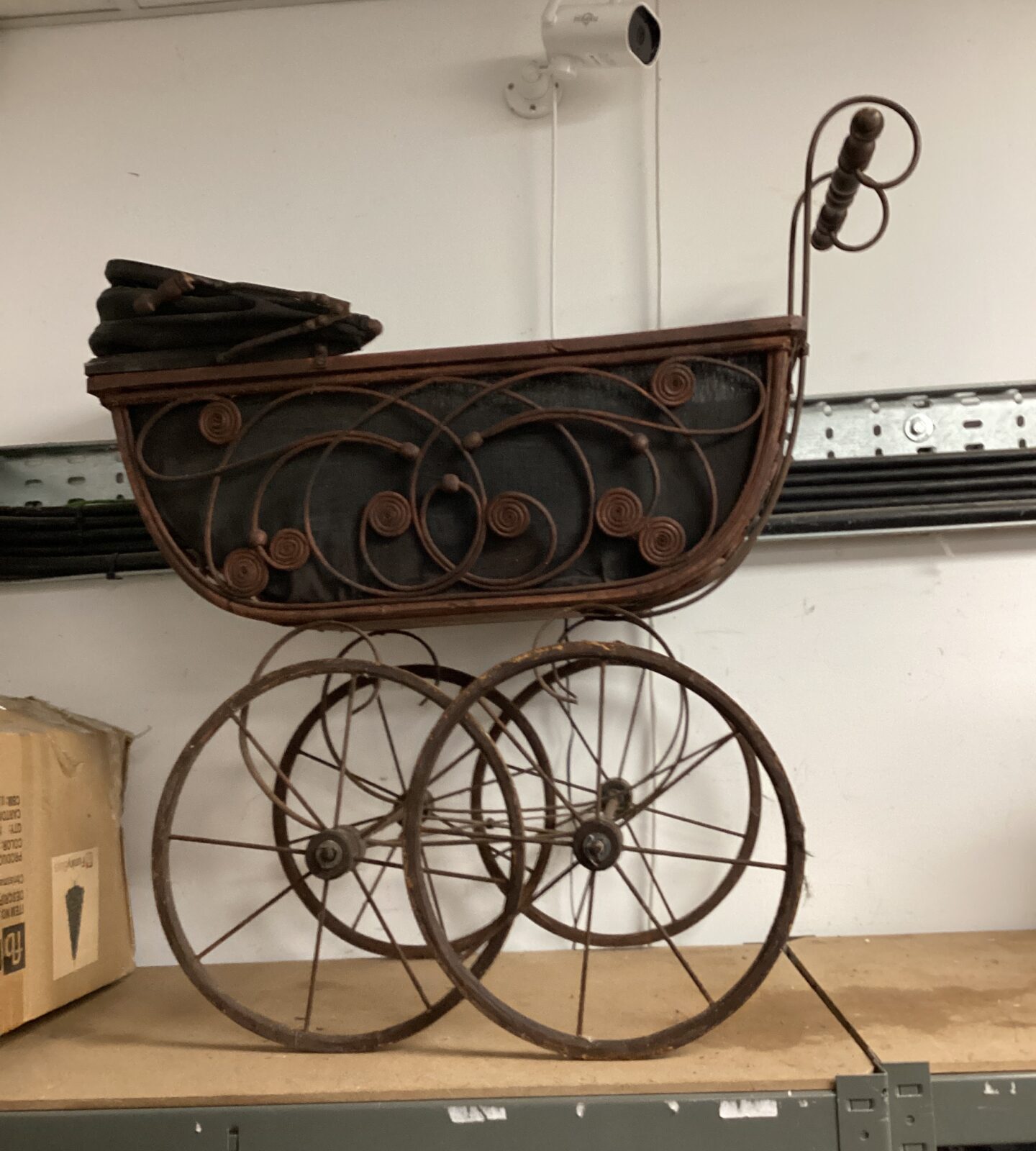 vintage ornamental pram