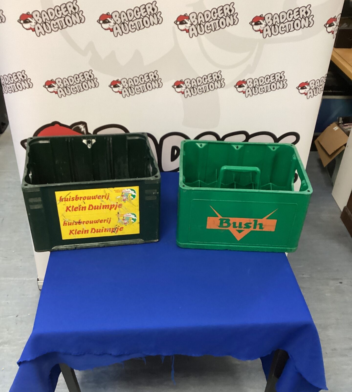 Two German Beer Crates