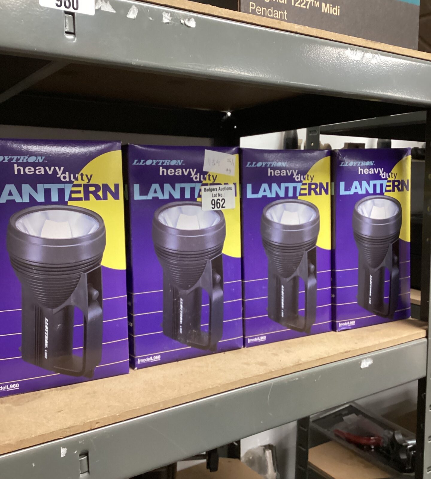 Four lloytron heavy duty lantern torch