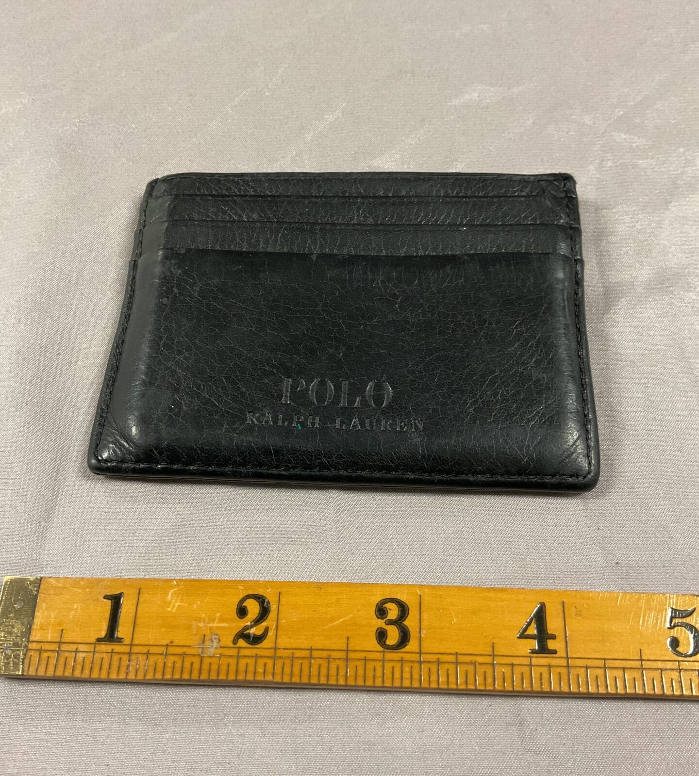 Ralph Lauren polo style leather card wallet