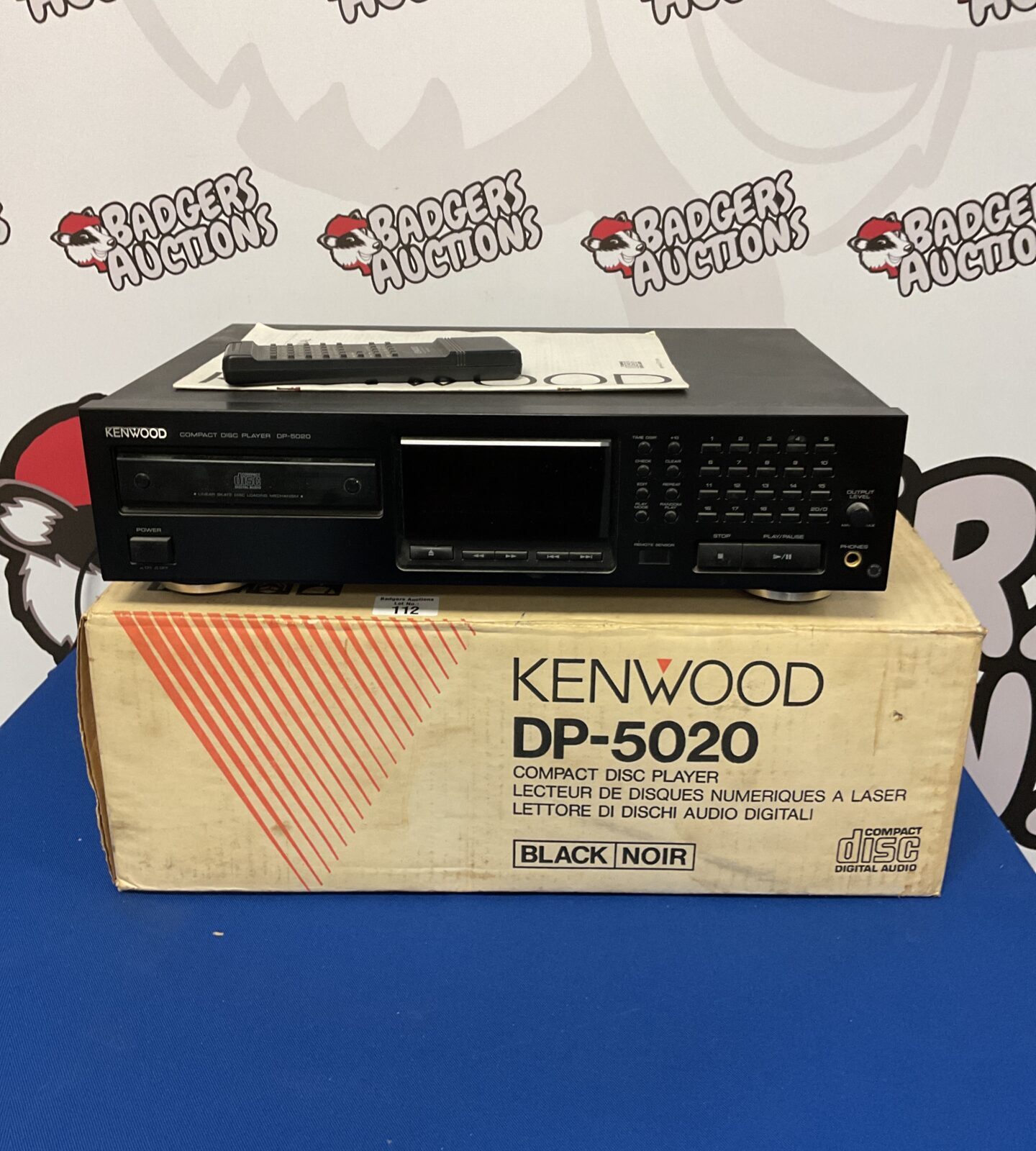 Kenwood dp-5020 cd player boxed with remote