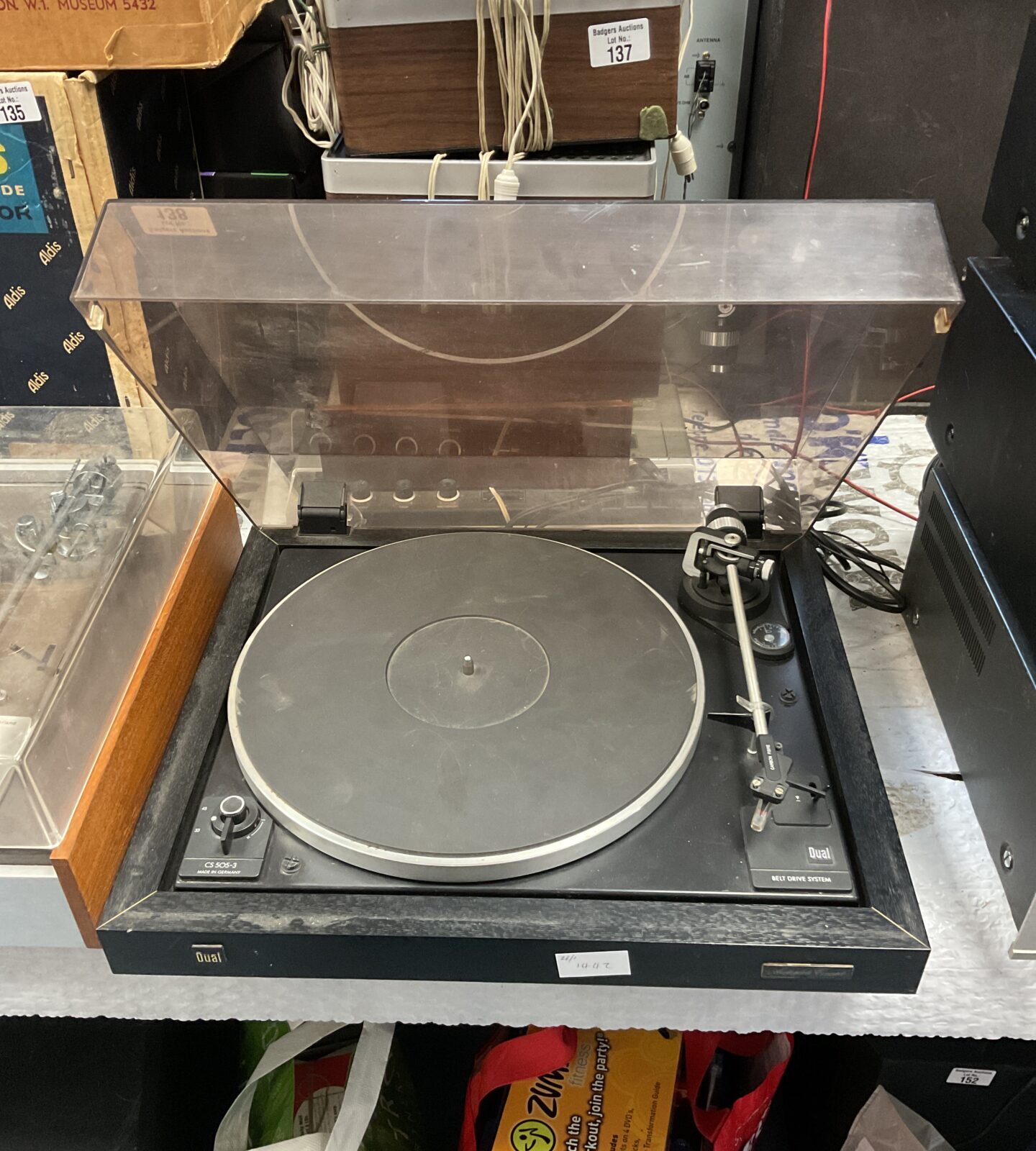 Dual cs 505-3 belt drive turntable