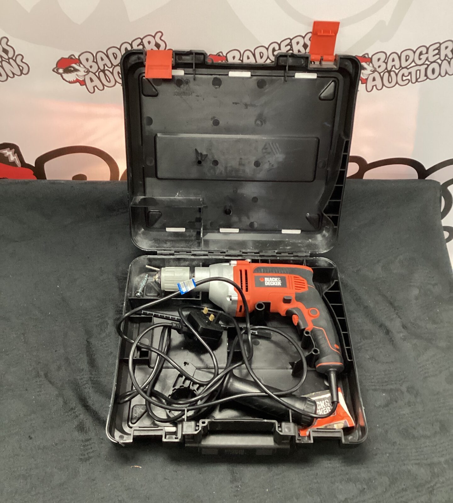 Black and Decker Drill set in case in working order