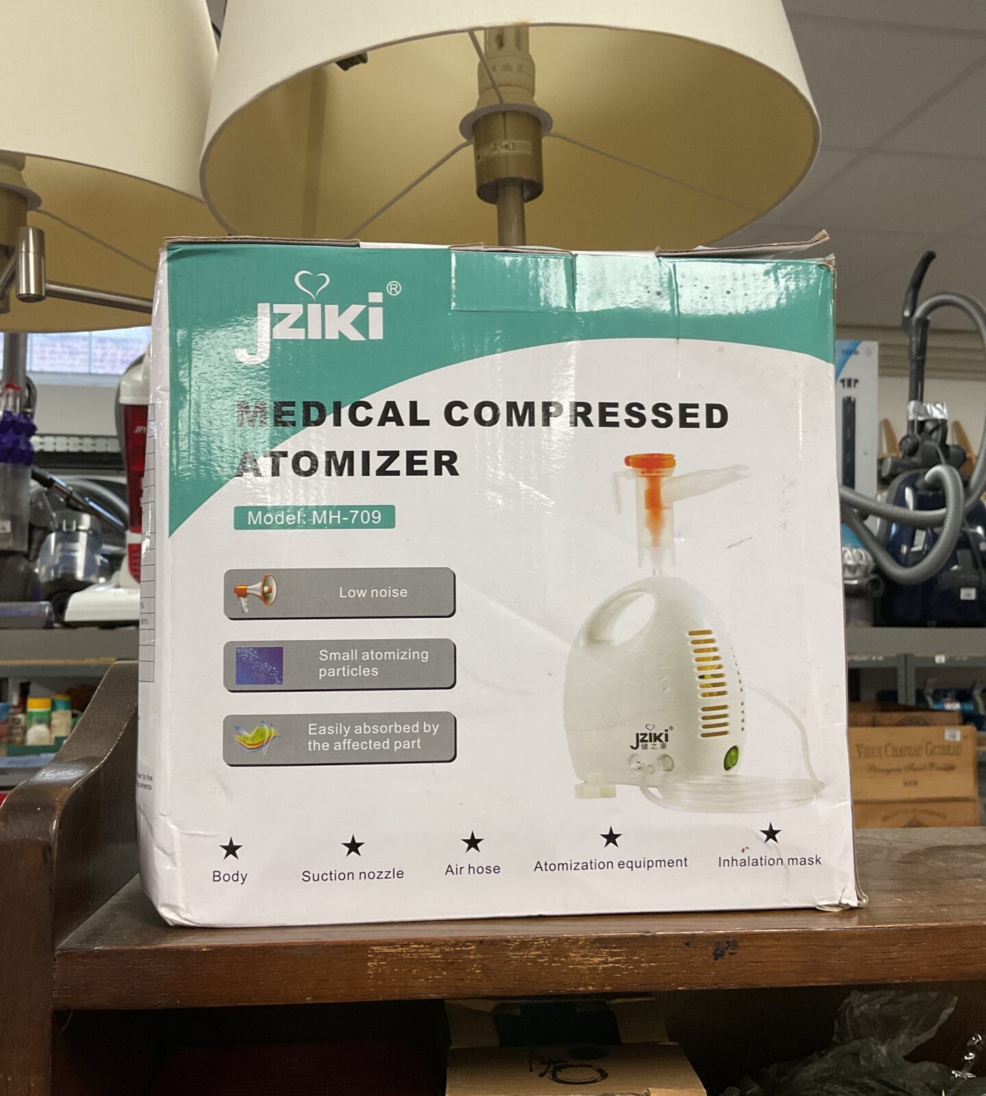 Jziki medical compressed atomiser