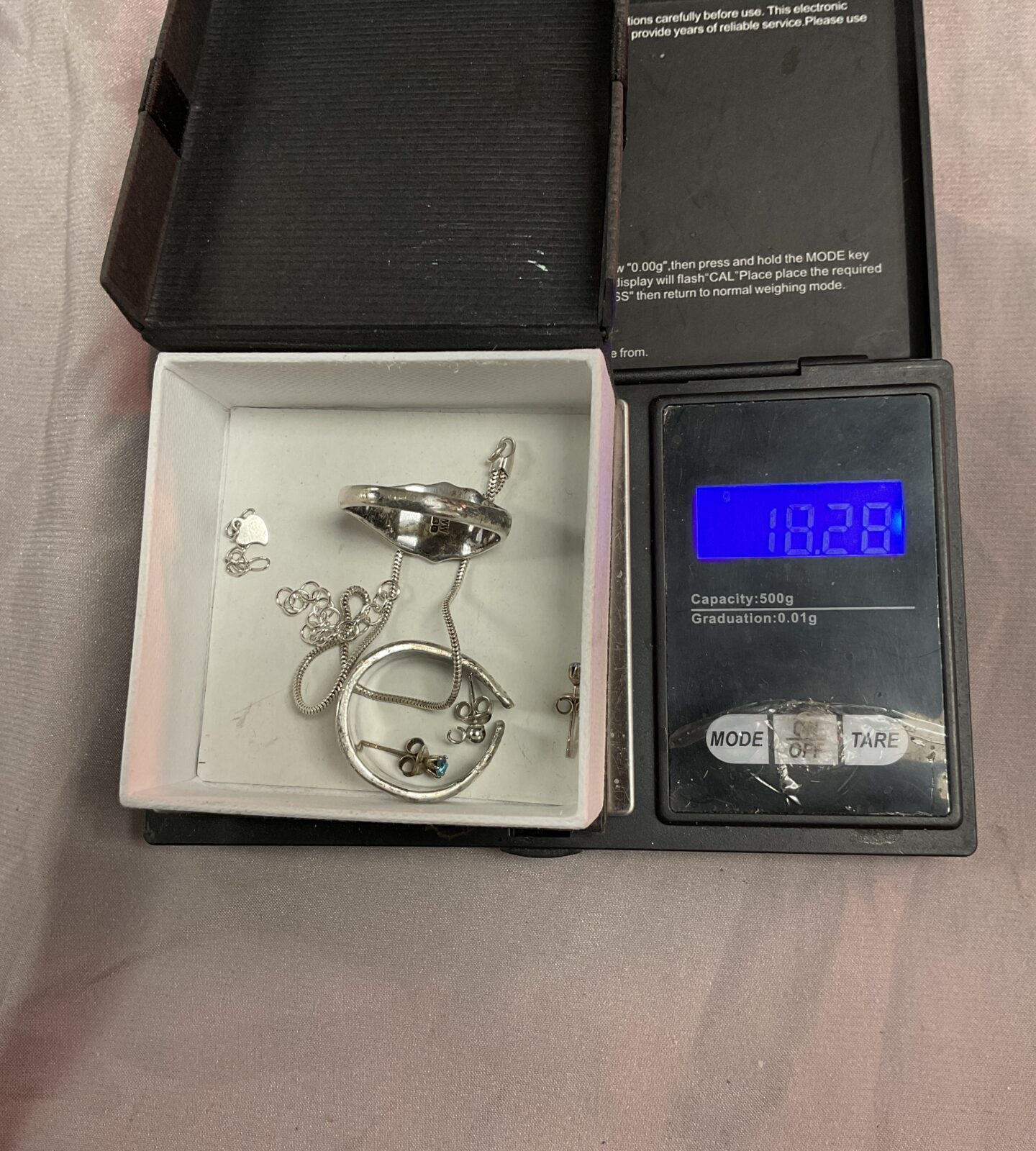 18.3 g gross scrap silver