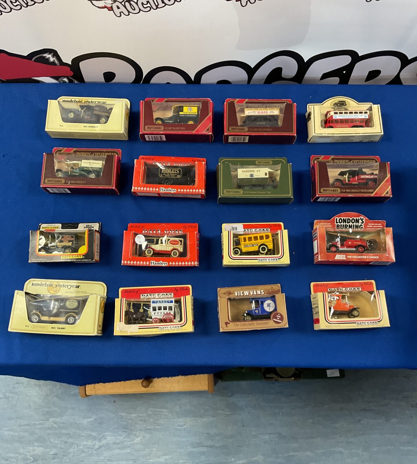 Selection of mixed boxed diecast models inc days gone, matchbox and lledo