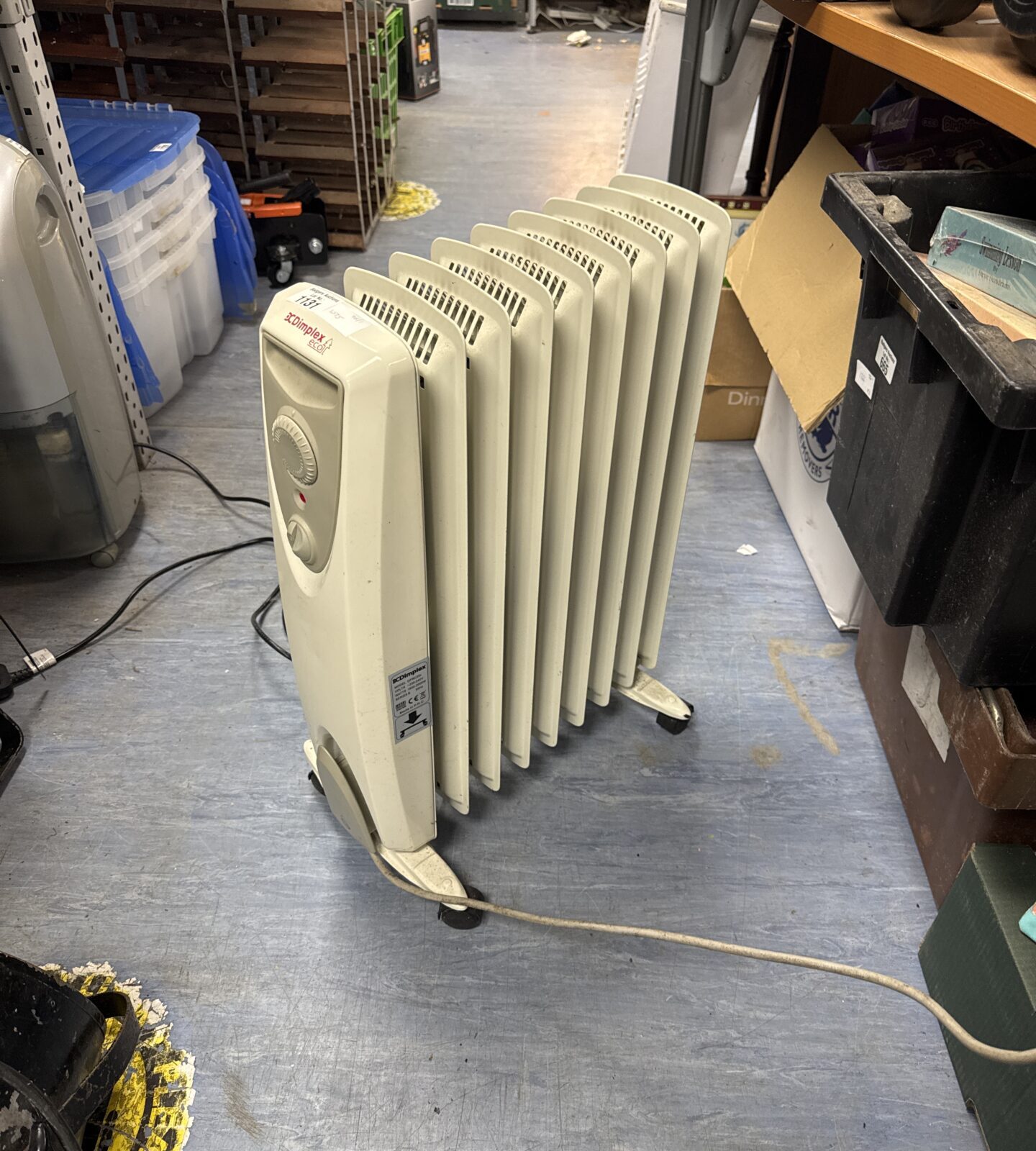 Dimplex eco portable heater - working