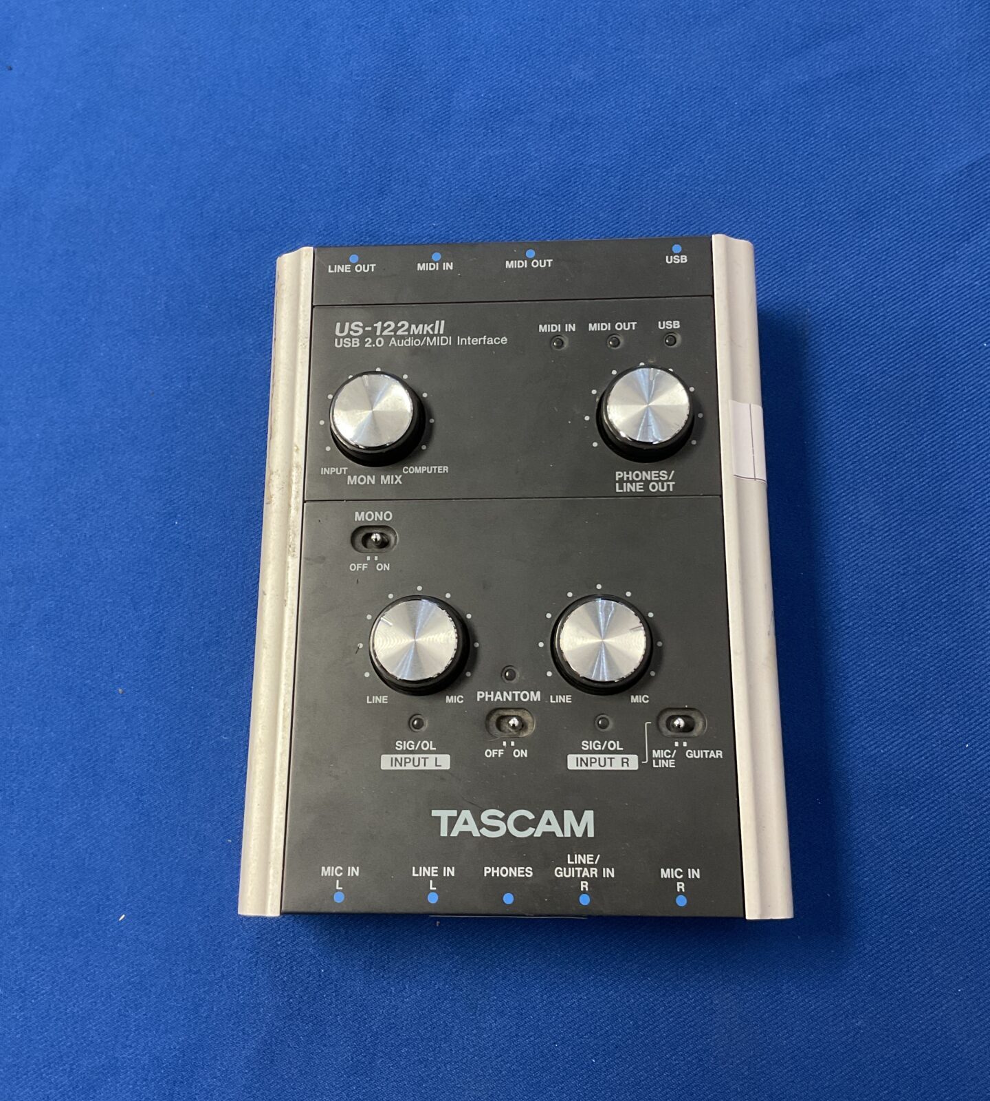 Tascam us-122 mk2 audio midi interface