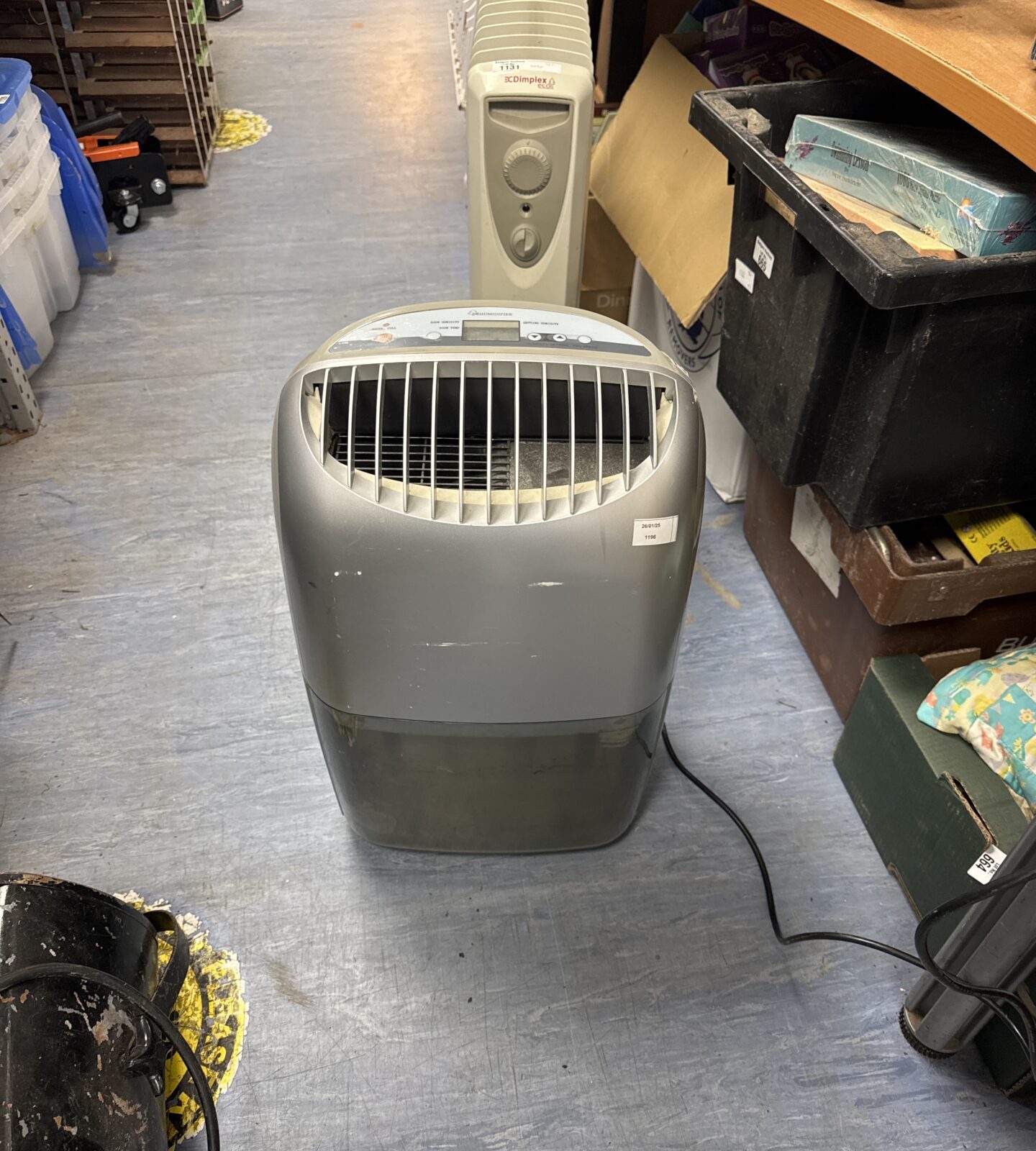 Homebase portable dehumidifier - working