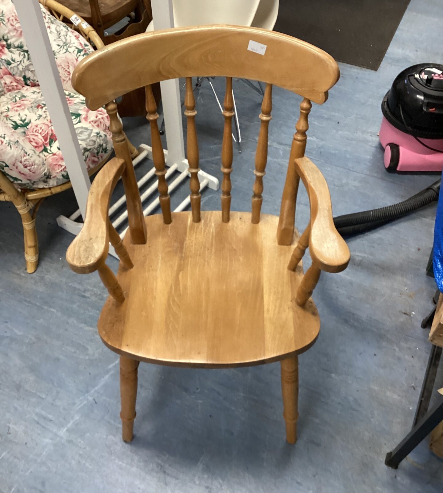 Pine armchair