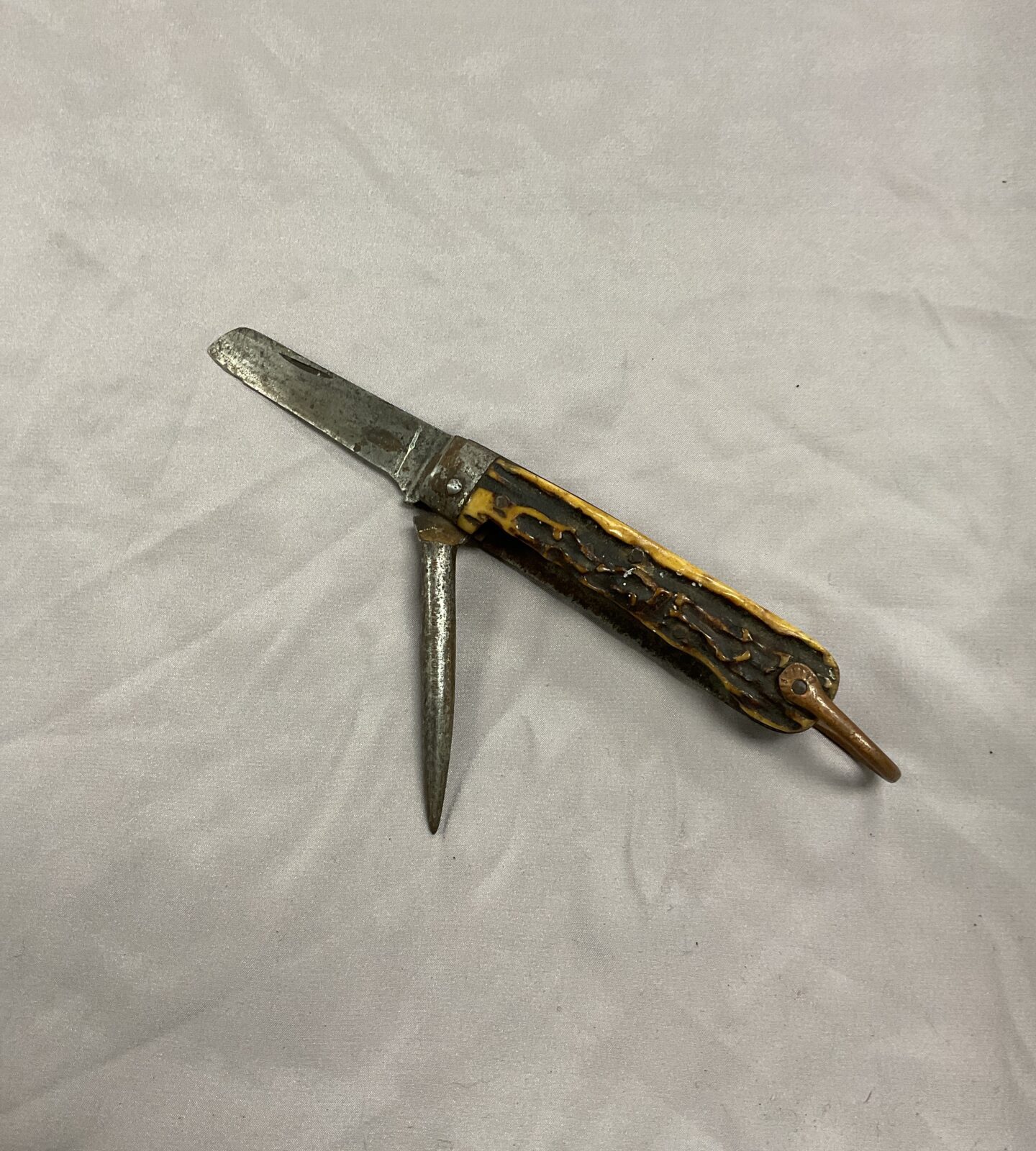 Admiralty pattern 301 stag horn jack knife ww1