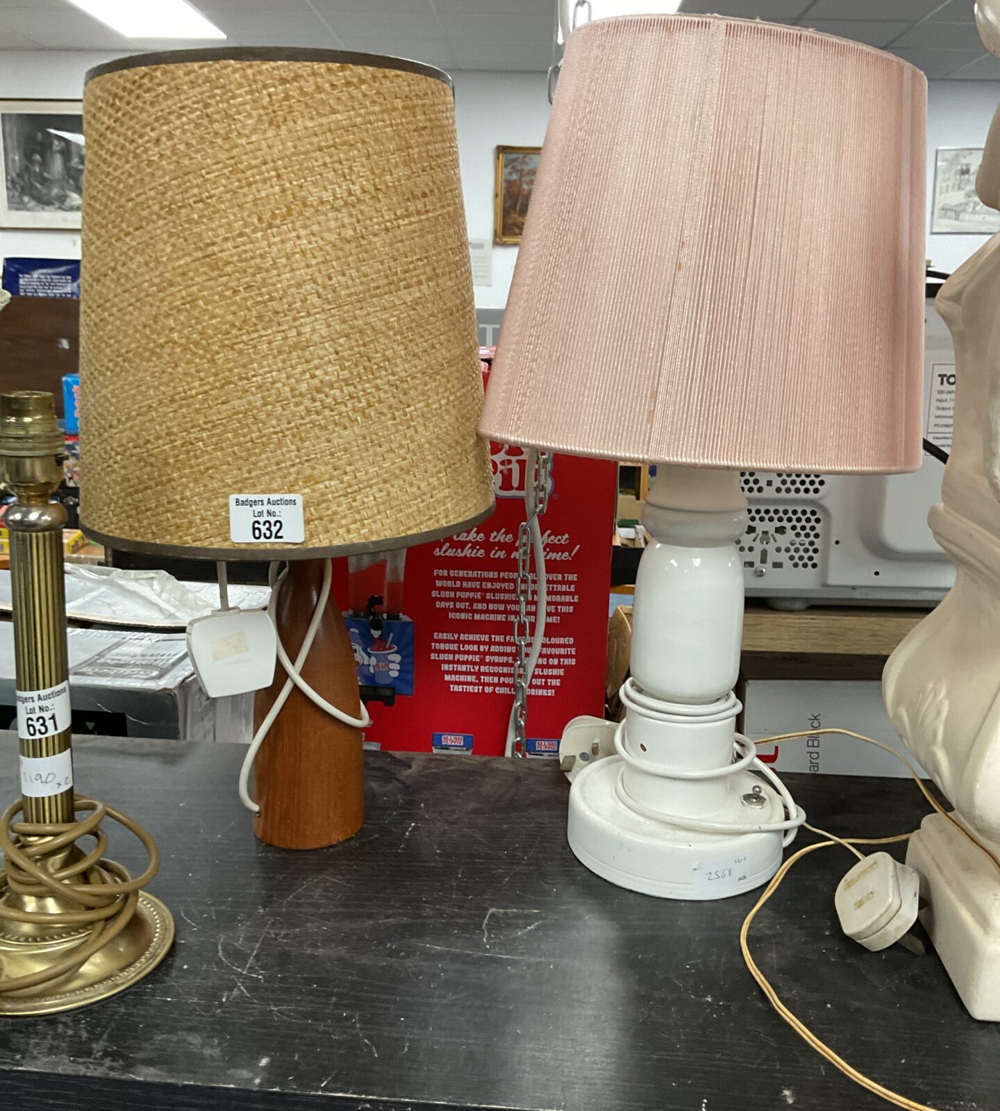 Two table lamps