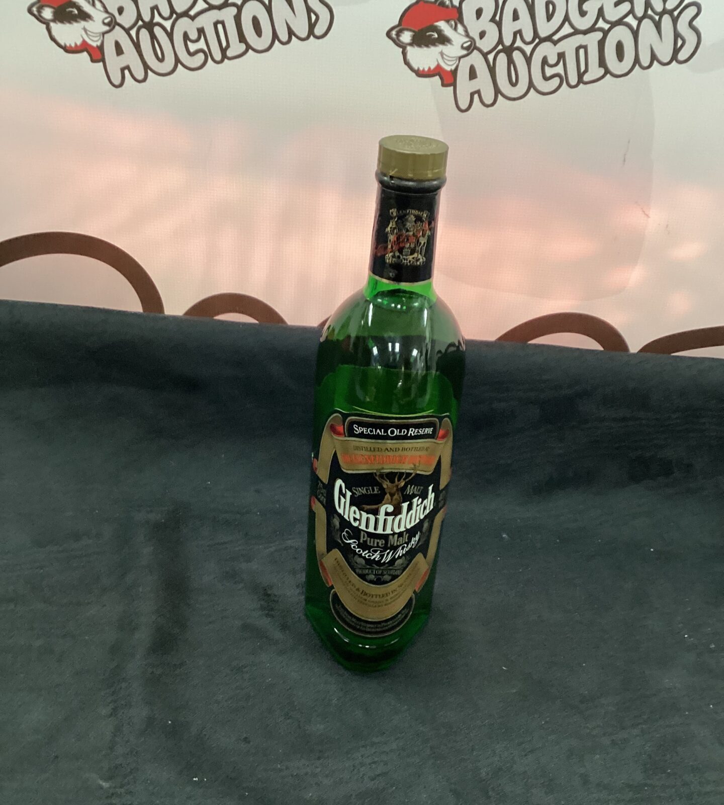 Bottle of Glenfiddich Special Old Reserve whisky