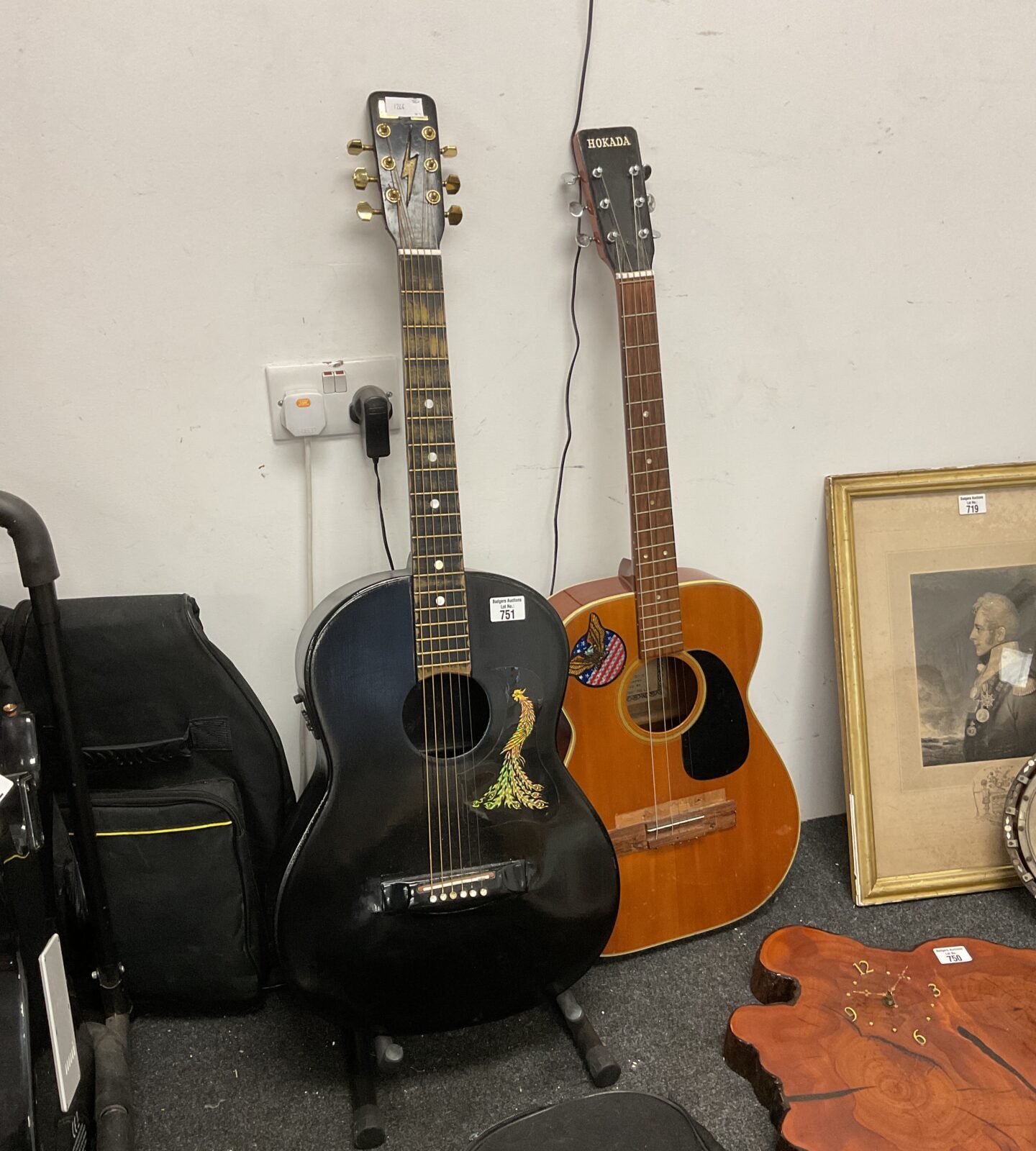 Two acoustic guitars inc hokada