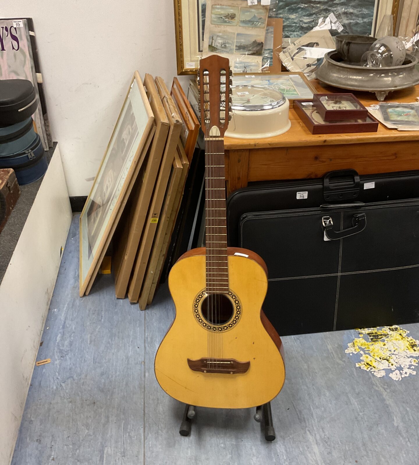 Vintage 12 string acoustic guitar