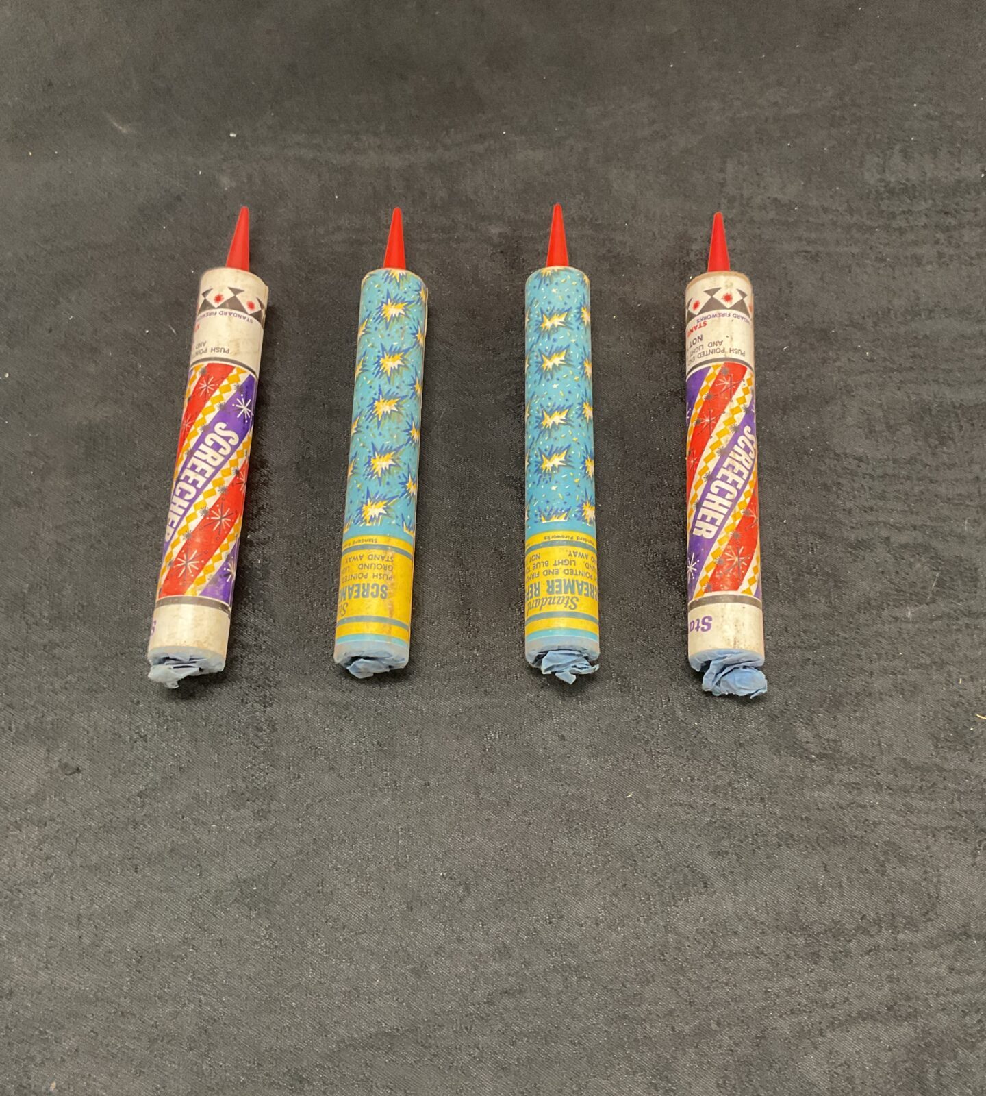 Four vintage fireworks inc screamer