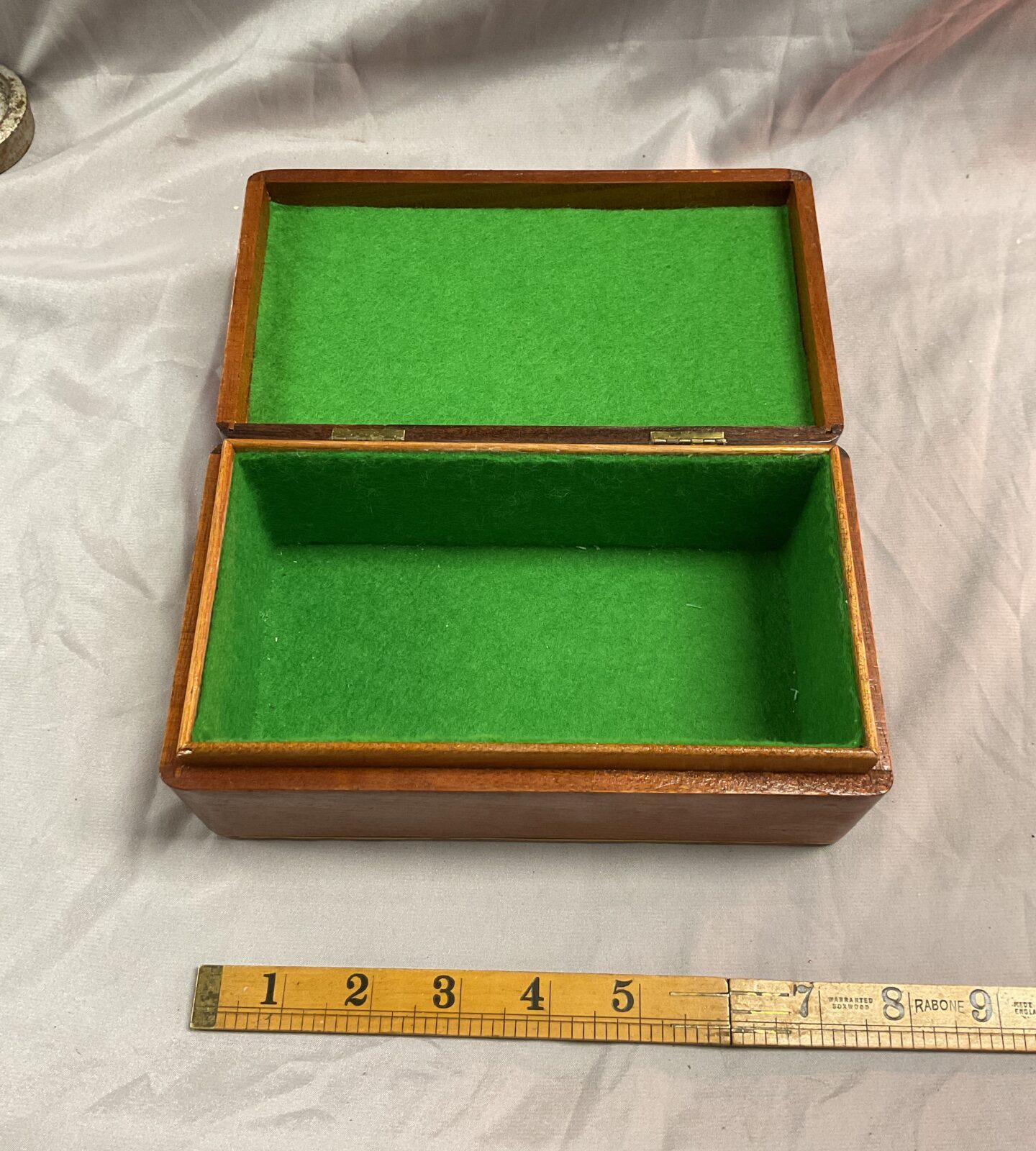 Vintage great western felt lined trinket Box - Image 2