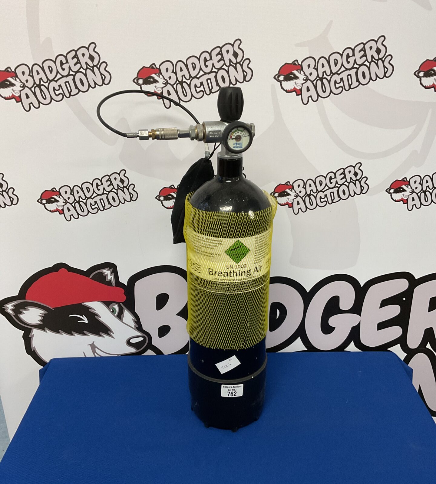 divers bottle with pre charge rifle adapter