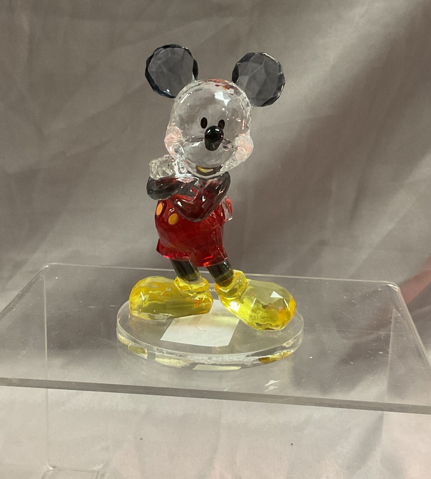 Perspex Disney Mickey Mouse 4” figure