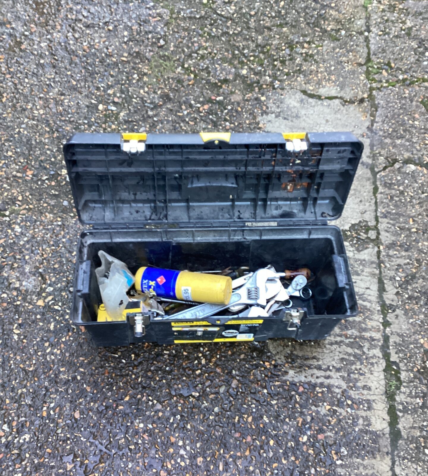 Stanley Tool box with contents