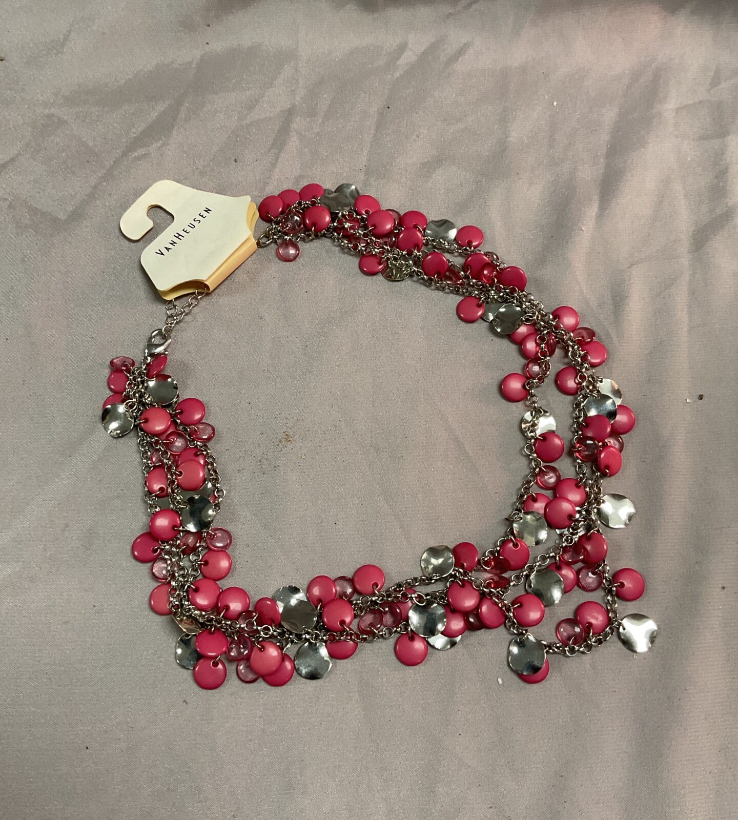 Pink vanHeusen necklace