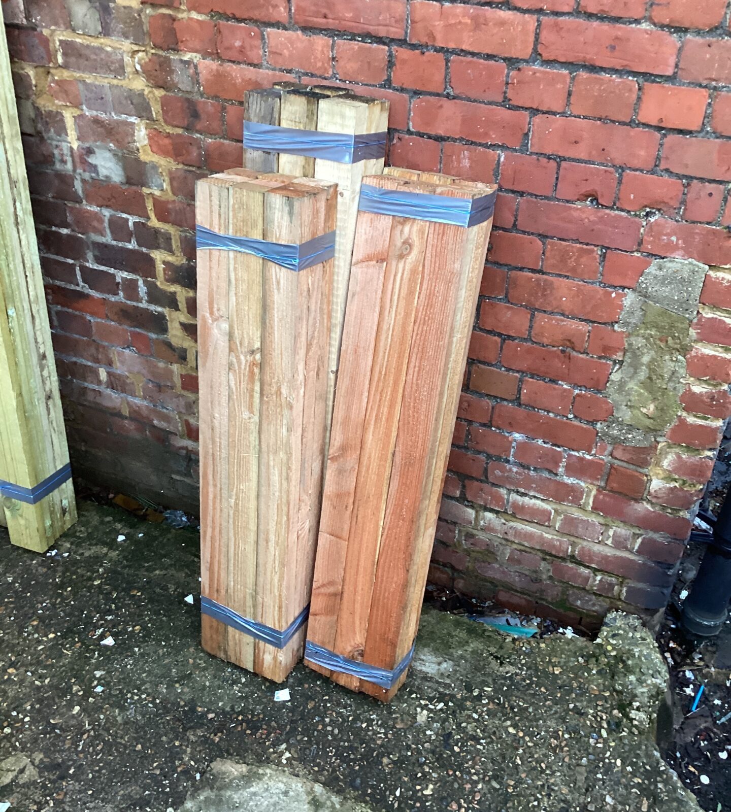 Three bundles of 3’6” Timber