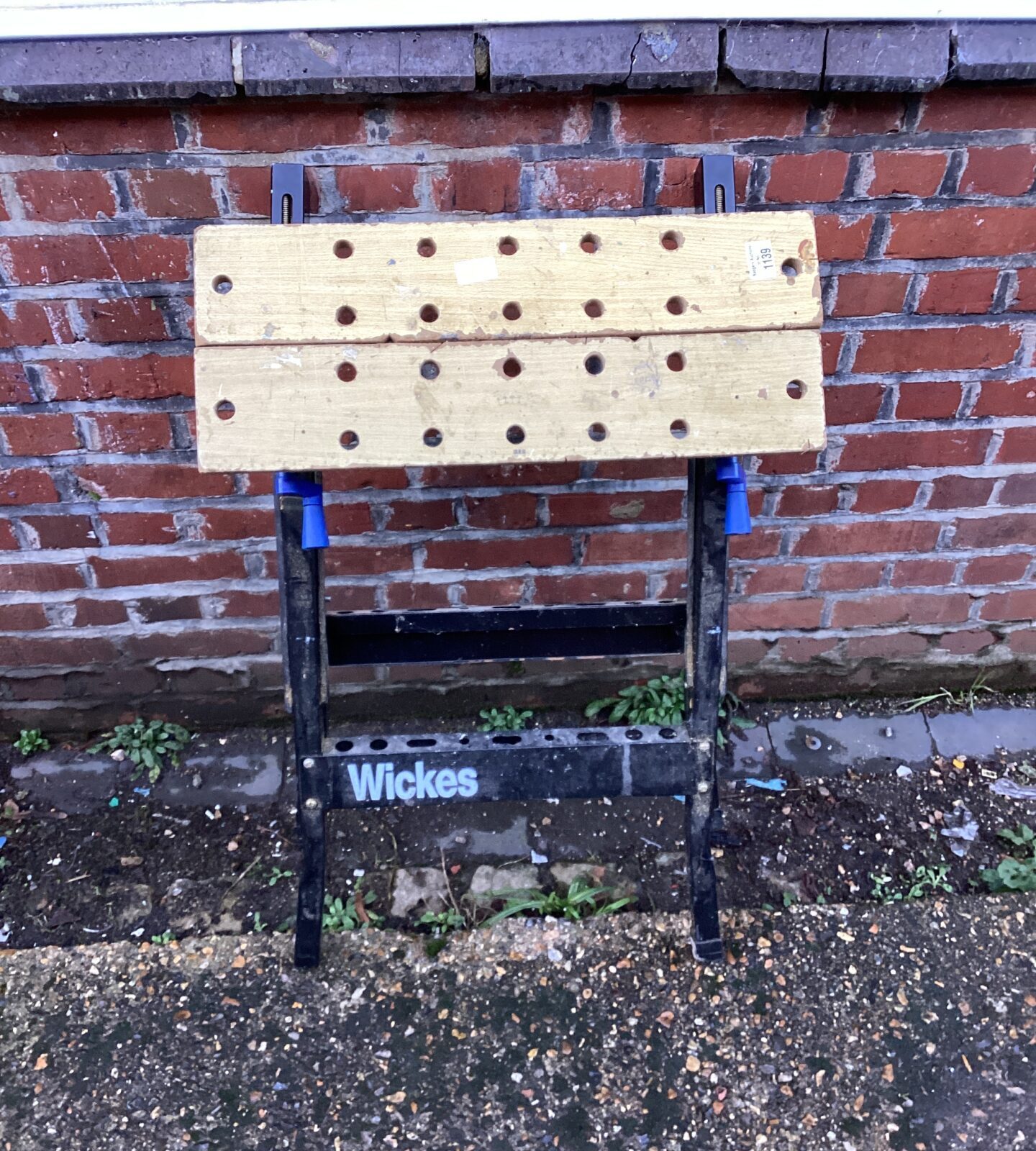 Wickes folding work bench