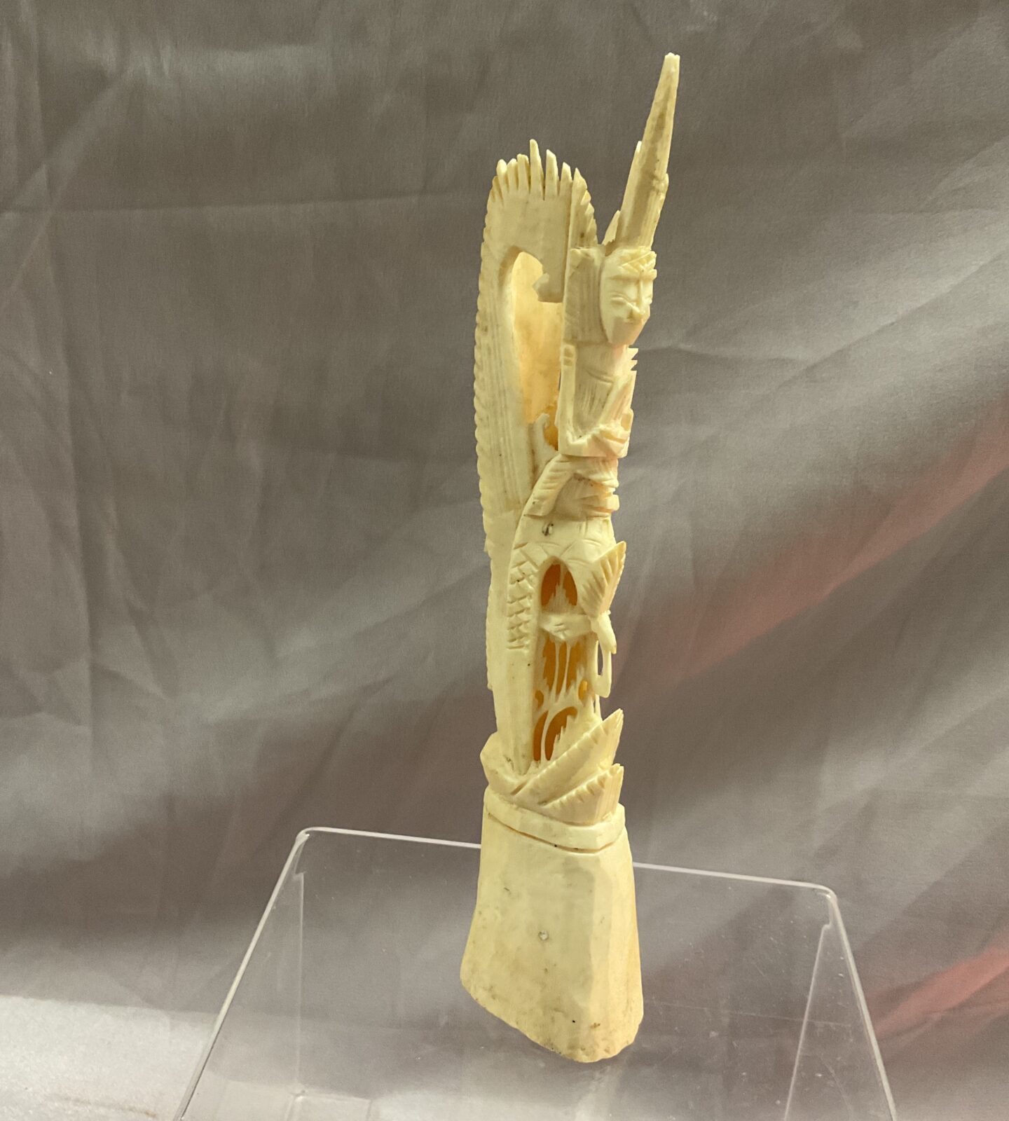 oriental 8” bone carving