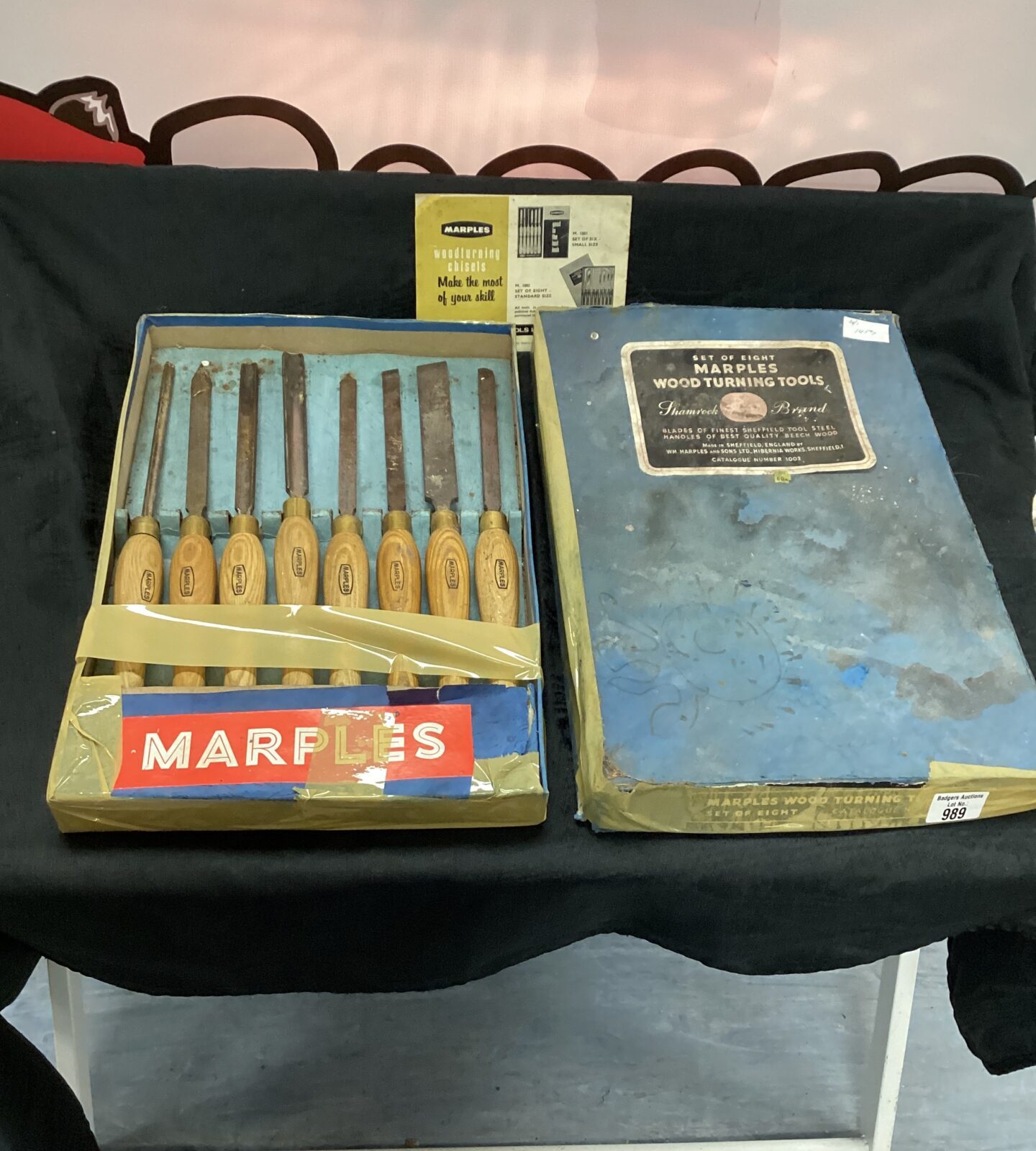 Set of Marples Wood Turning Tools