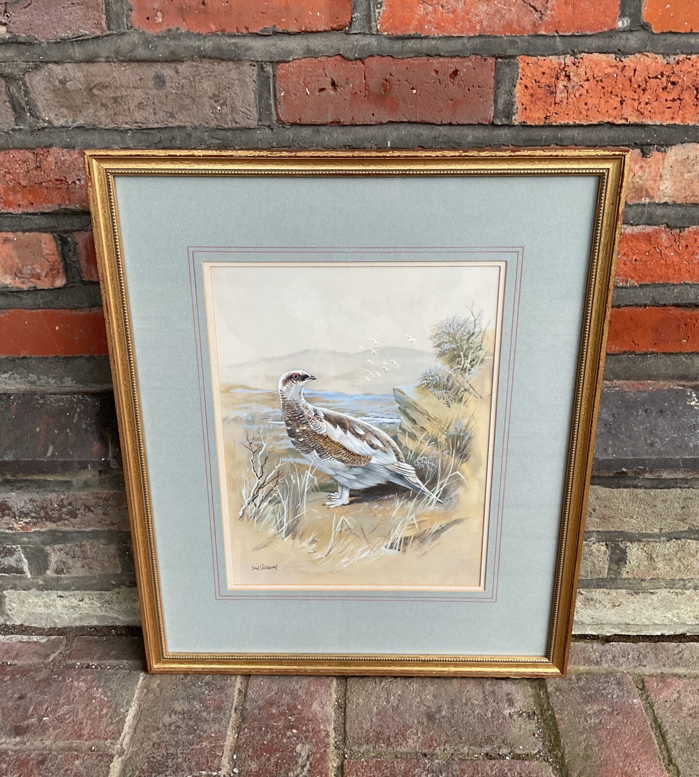 Don Vaughan fine watercolour of a grouse