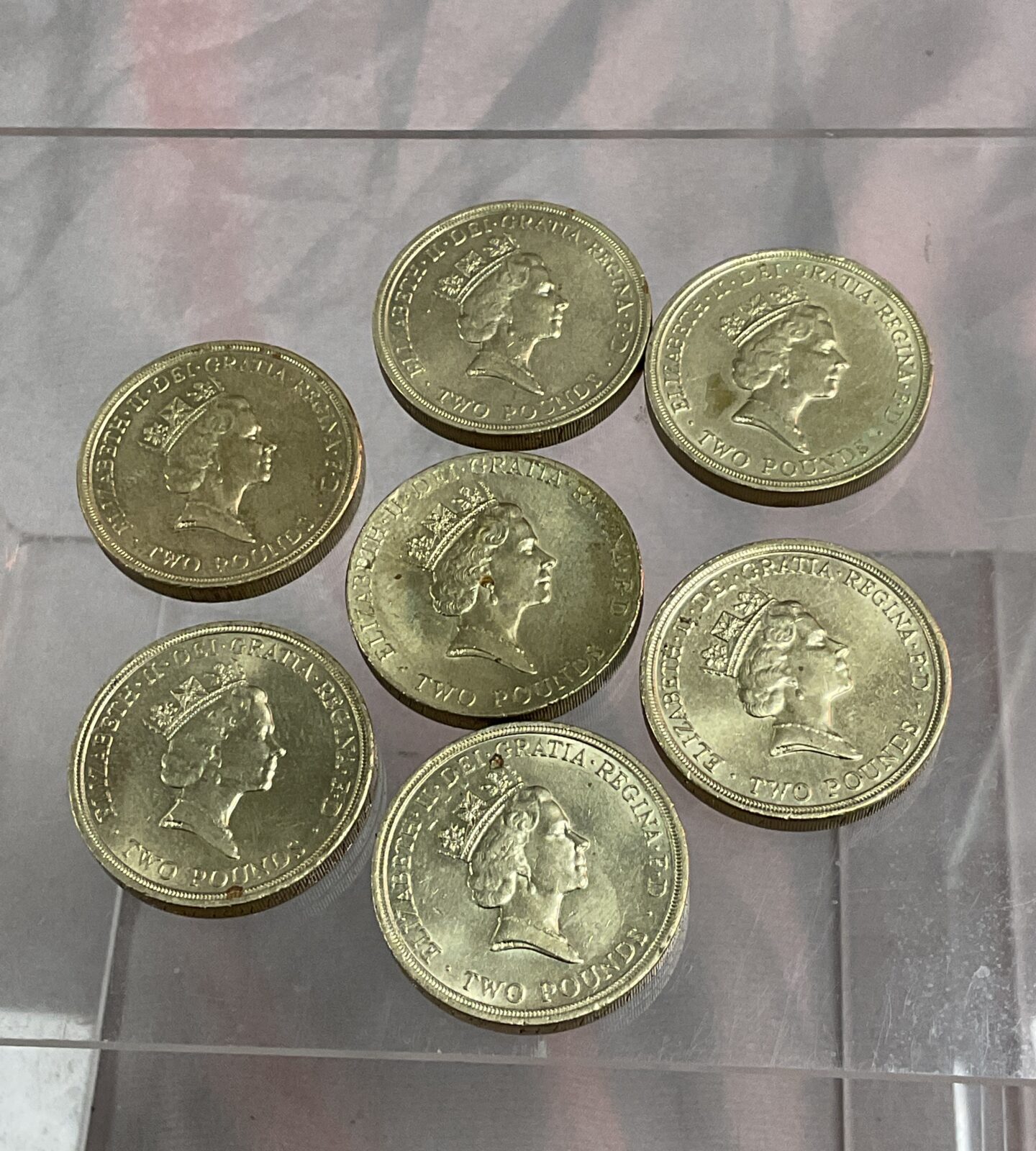 7 collectors £2 coins - Image 2