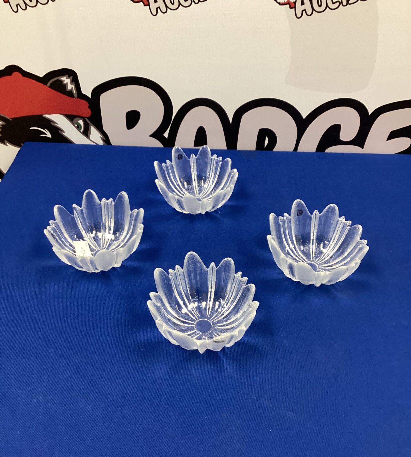 Four Darington Crystal Bowls