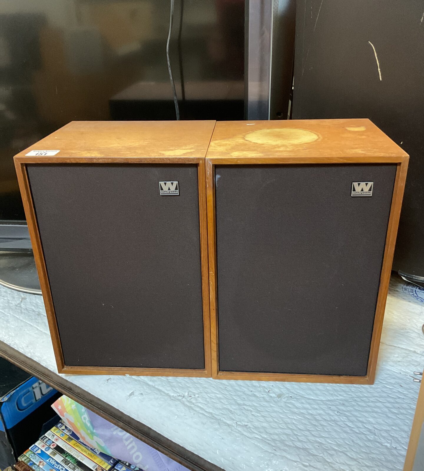 Pair of vintage wharfdale denton 2xp speakers