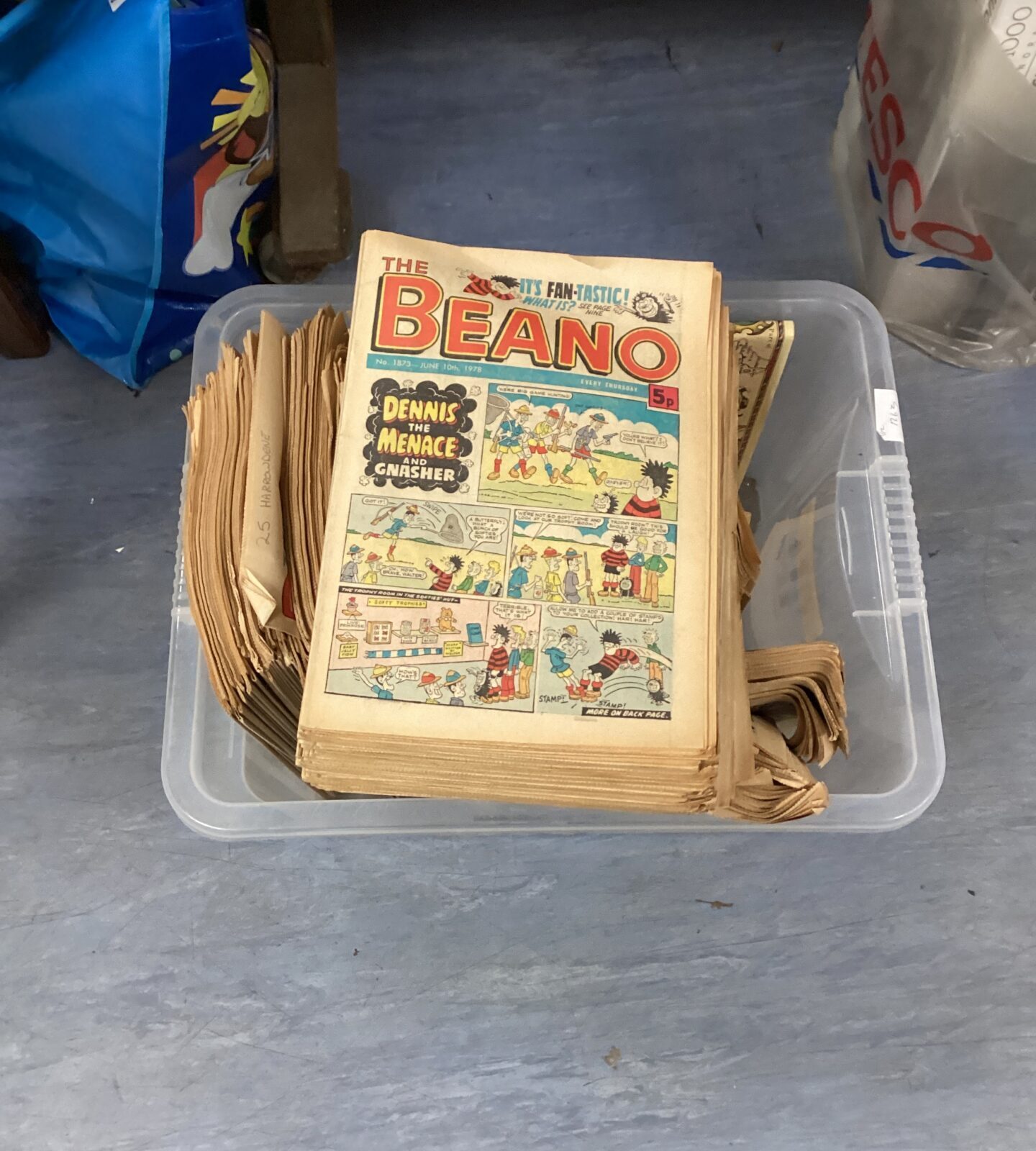 Large collection of vintage comics inc The Beano