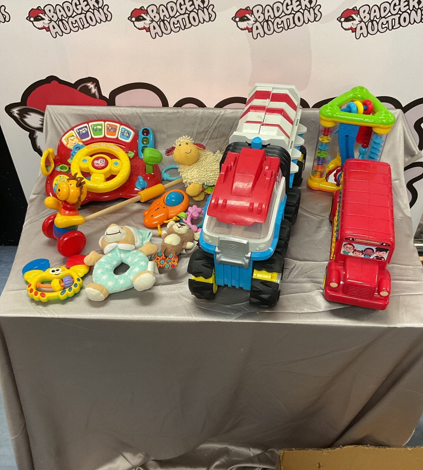 Selection of mixed childrens toys inc paw patrol and vtech