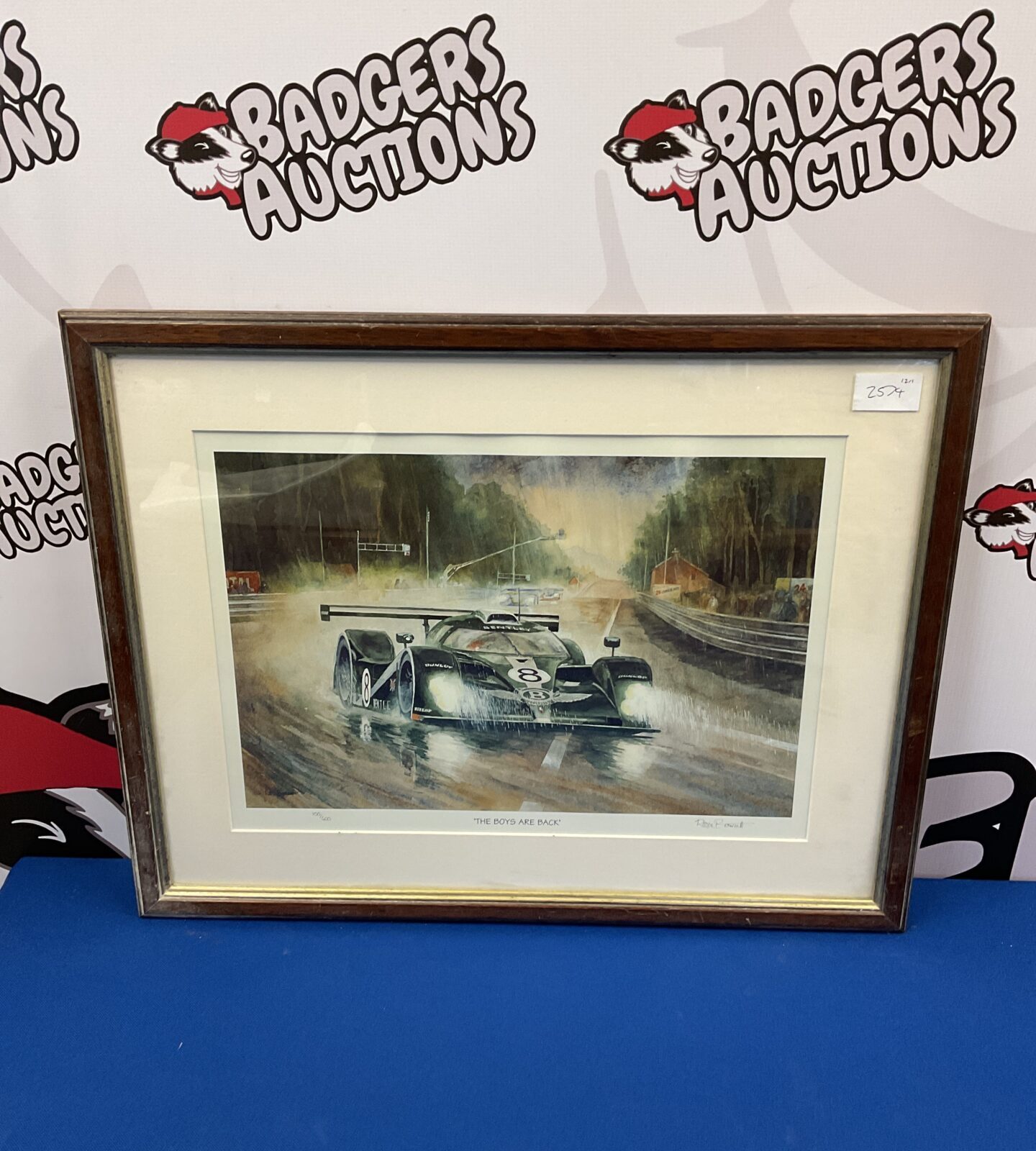 Roy barrett limited edition 100/600 the boys are back bugatti print