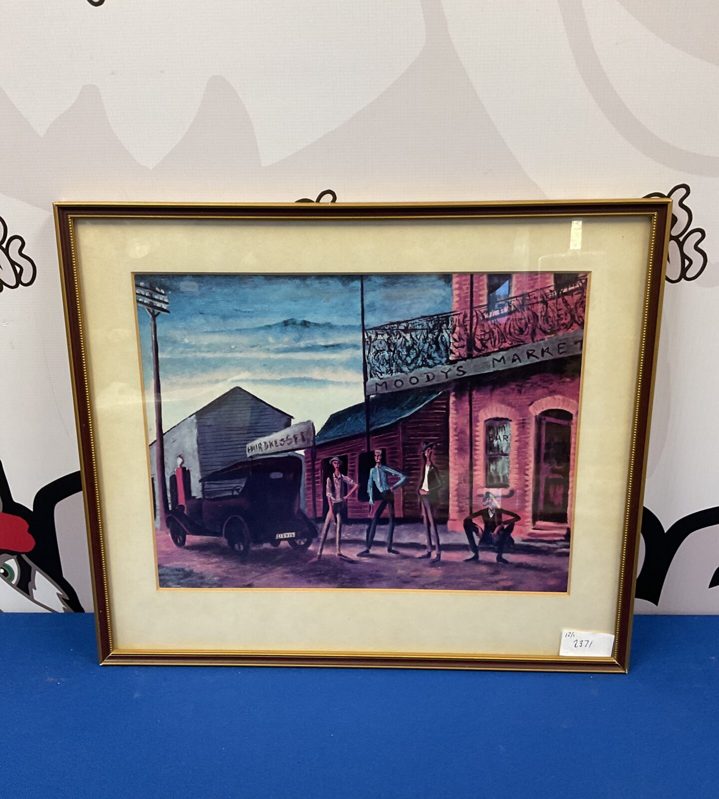 Russell drysdale framed print of moodys pub