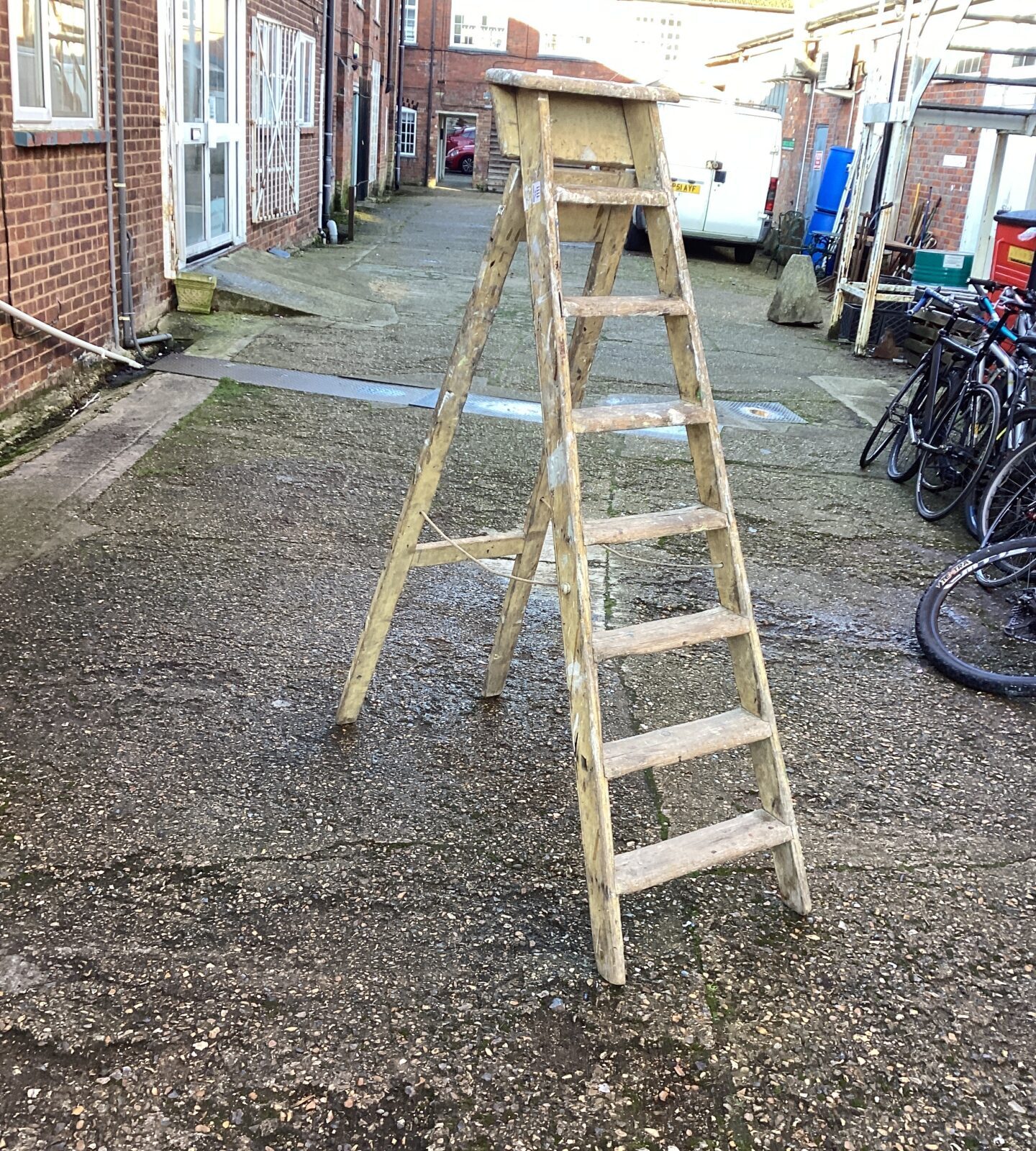 Wooden 5’ Step ladder