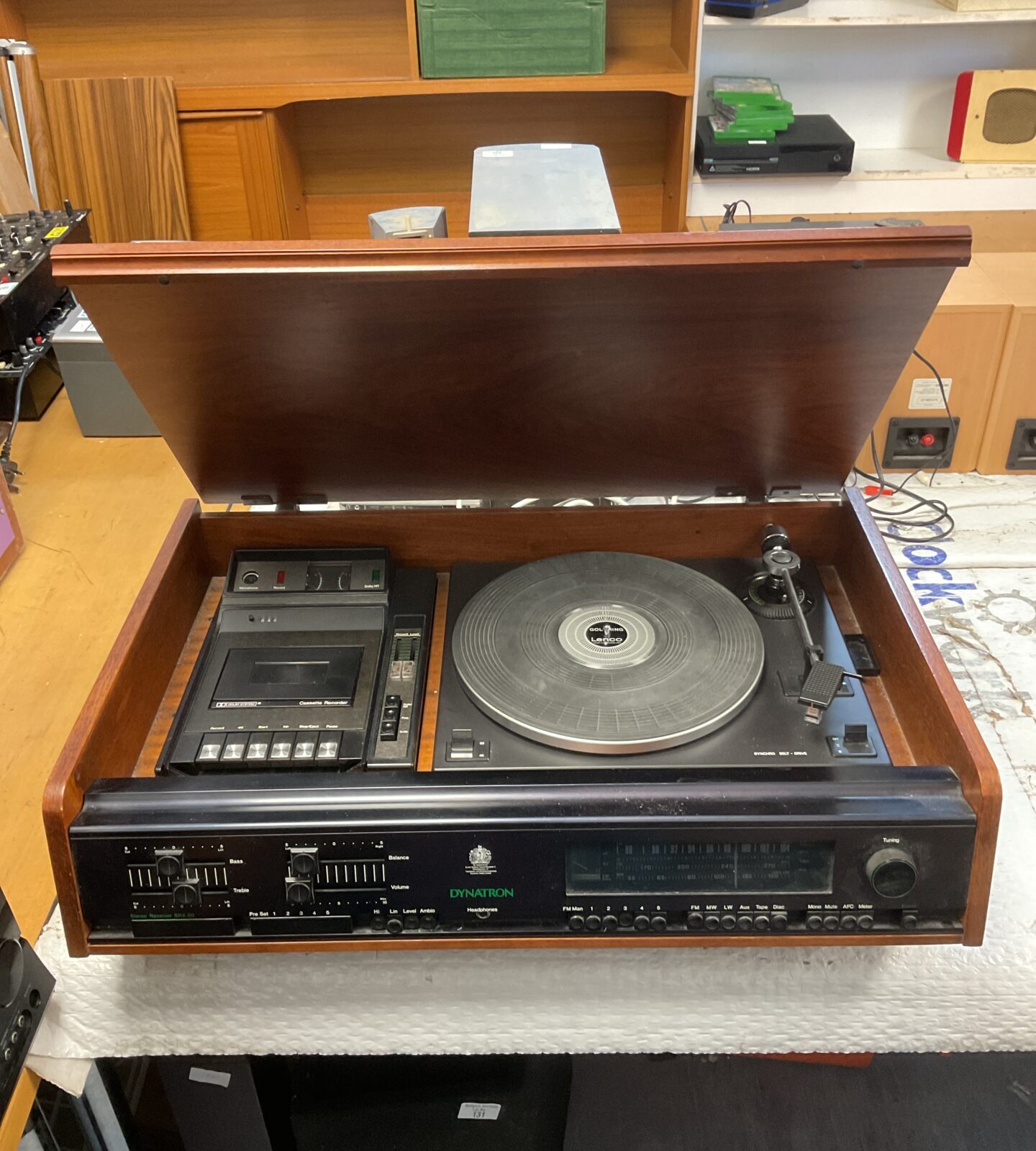 Dynatron srx 60 cassette record player hifi system