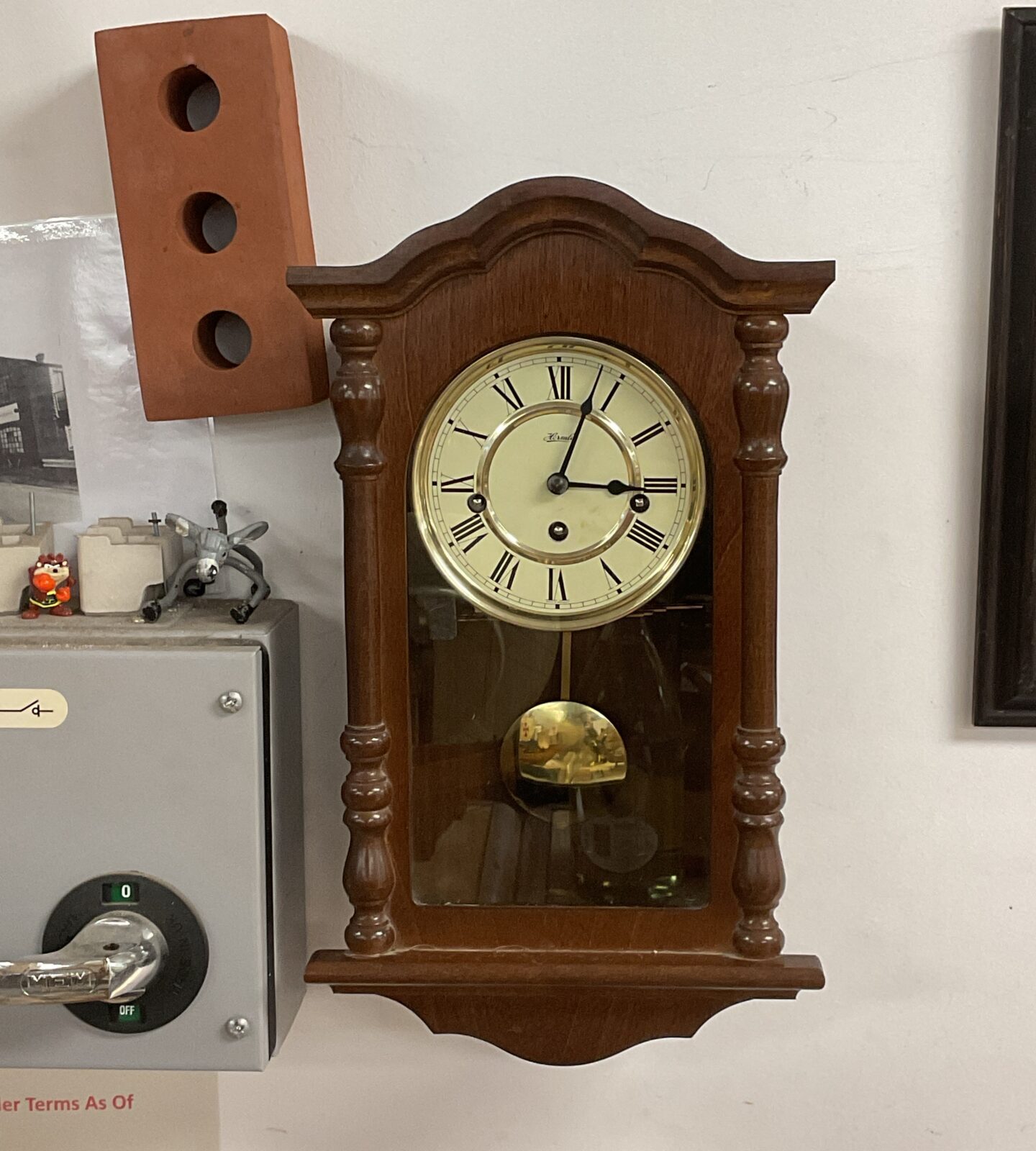 Hermle Wall clock westminster chime1950s Working with key