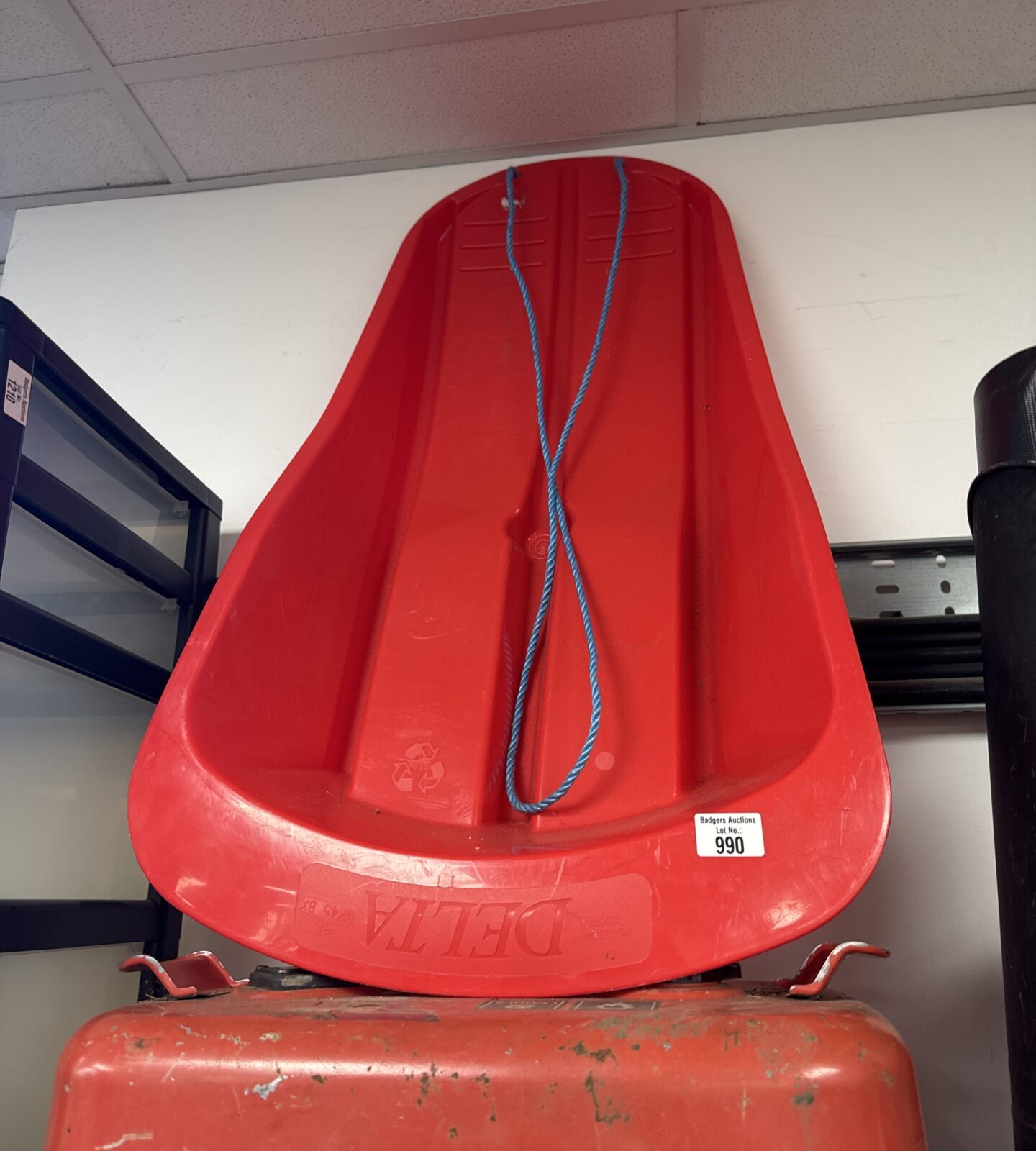 Delta plastic snow sled