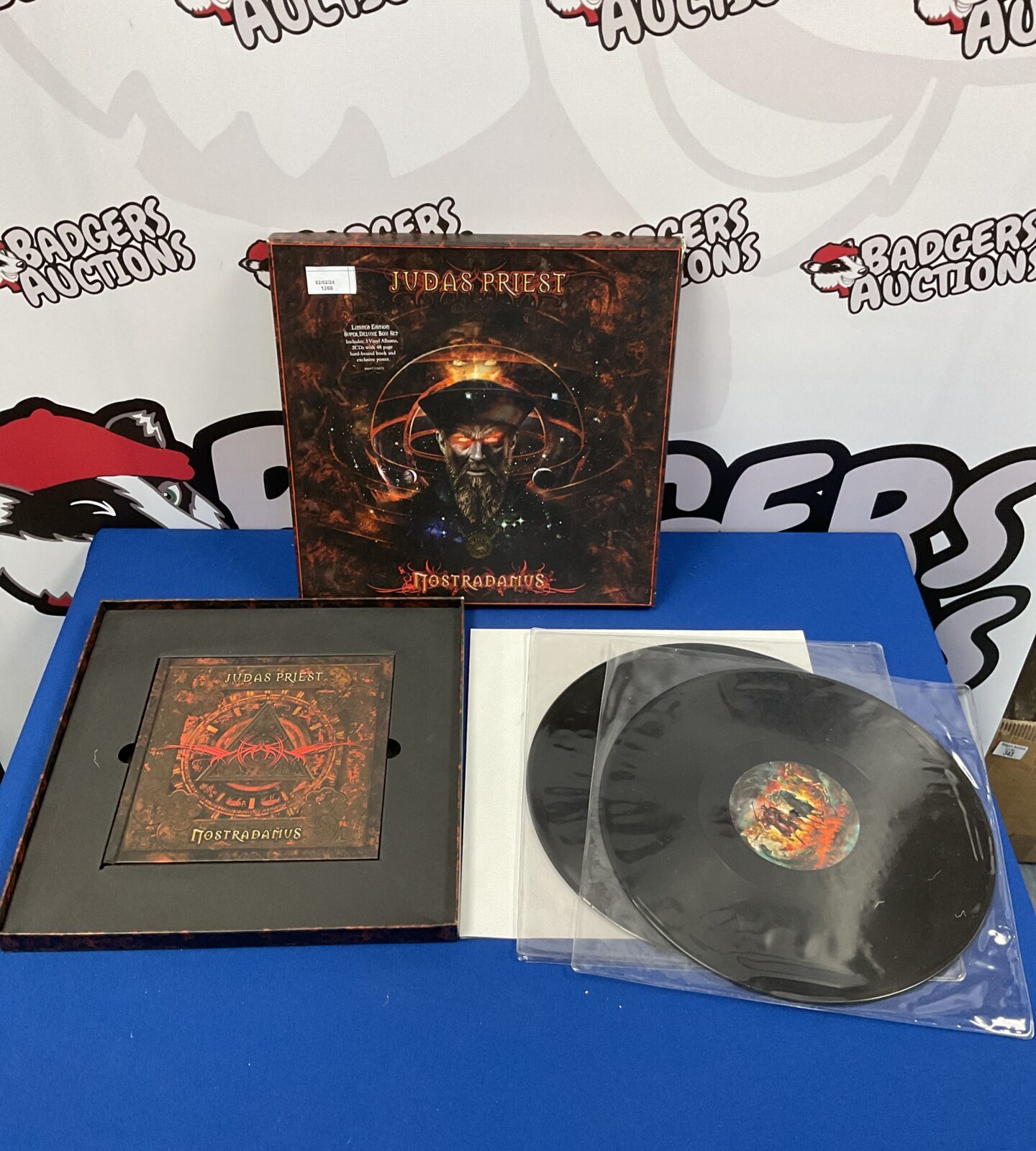 Judas priest Nostradamus limited edition vinyl & cd boxset
