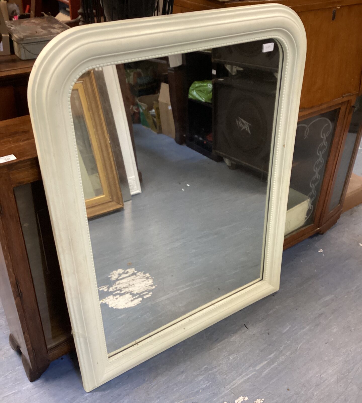 Large Wood Framed Mirror