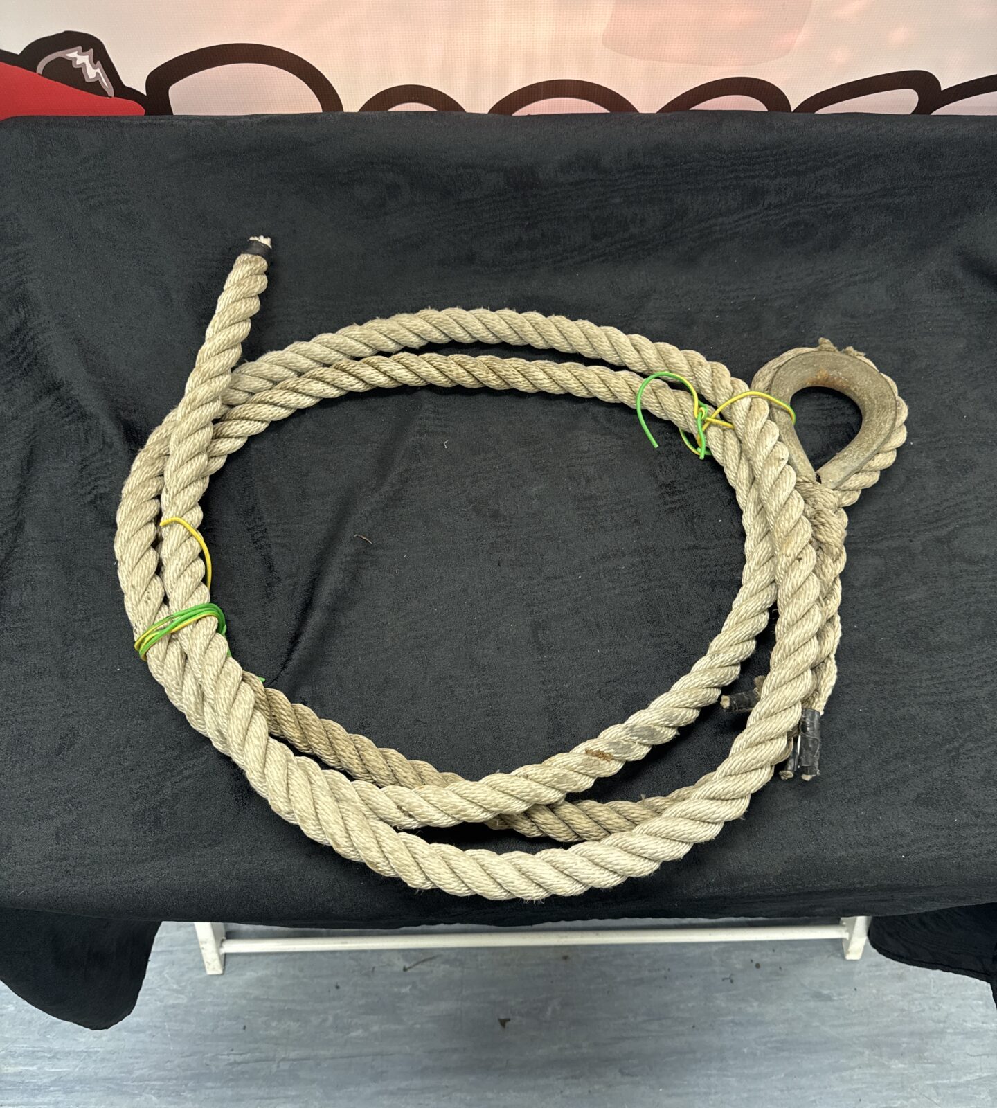 Length of thick rope