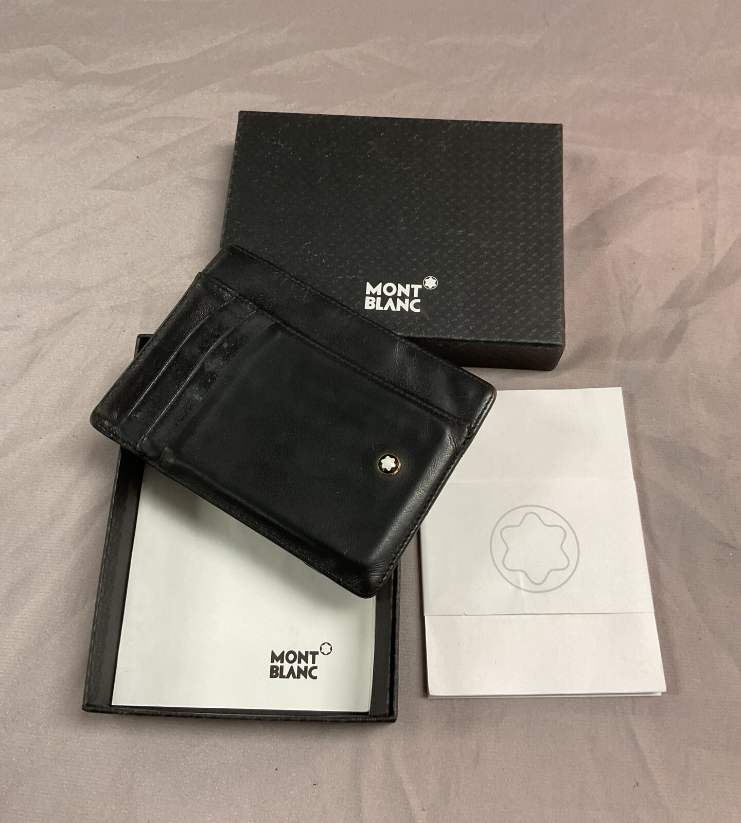 Monte Blanc boxed card wallet