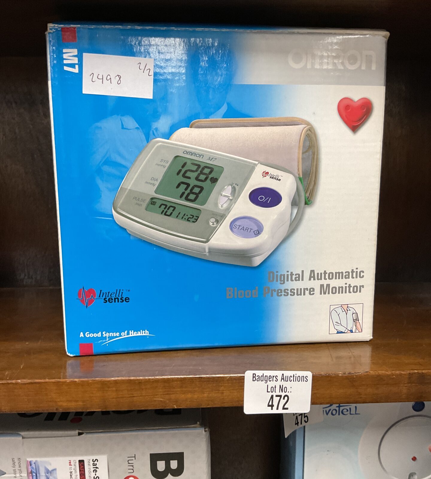 Omron digital automatic blood pressure monitor