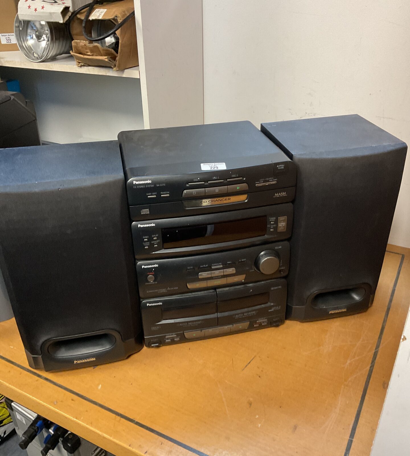 Panasonic sa-ch72 hifi system