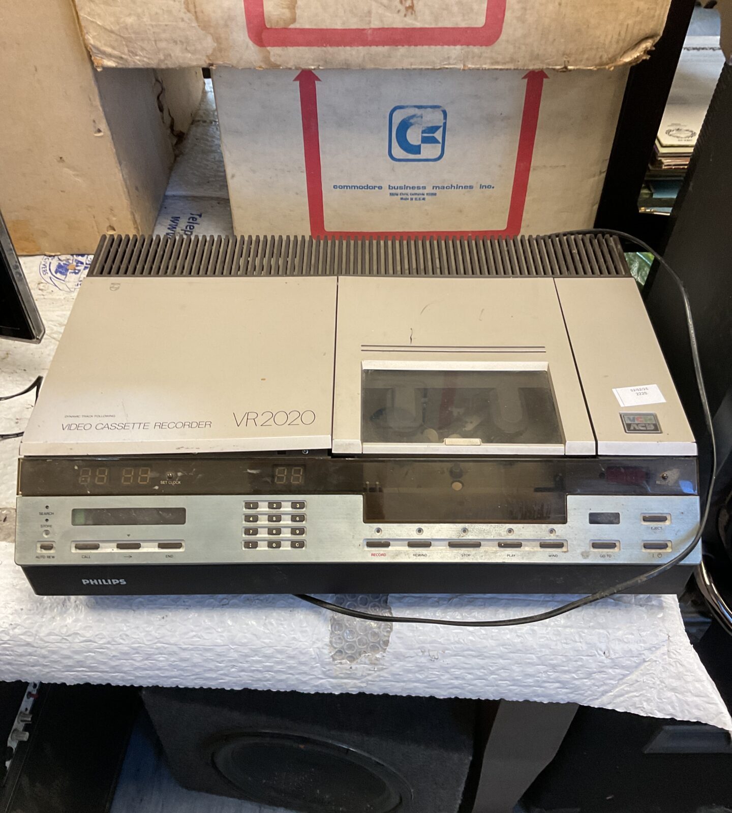 Philips vr2020 vhs cassette recorder